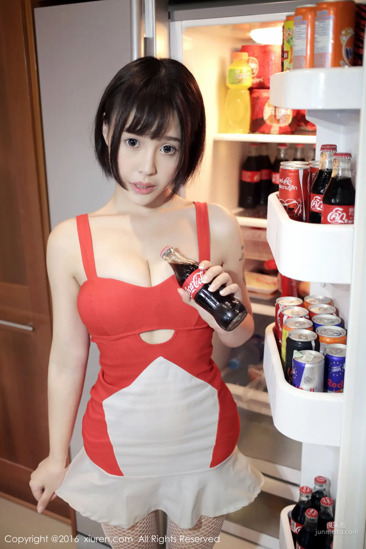Evelyn艾莉《小紅裙》 [秀人網XiuRen] No.665 寫真集 7