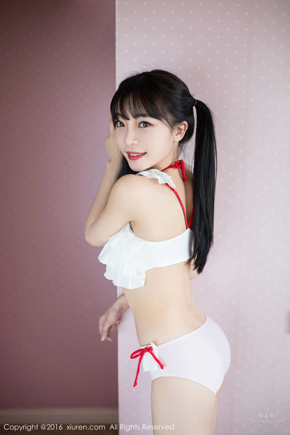 Mio莉莉《絲粉色的初戀》 [秀人網XiuRen] No.552 寫真集 14