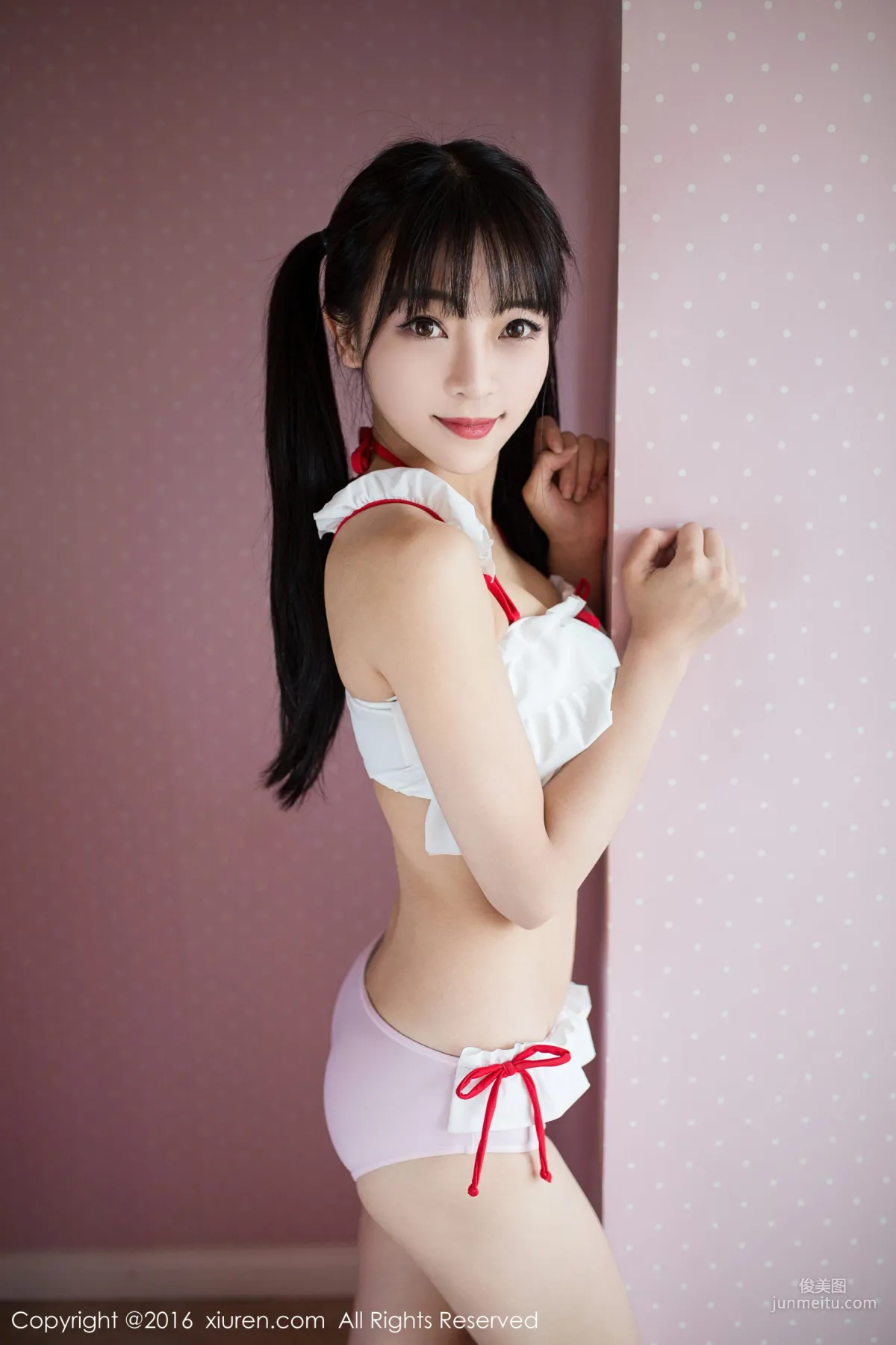 Mio莉莉《絲粉色的初戀》 [秀人網XiuRen] No.552 寫真集 15