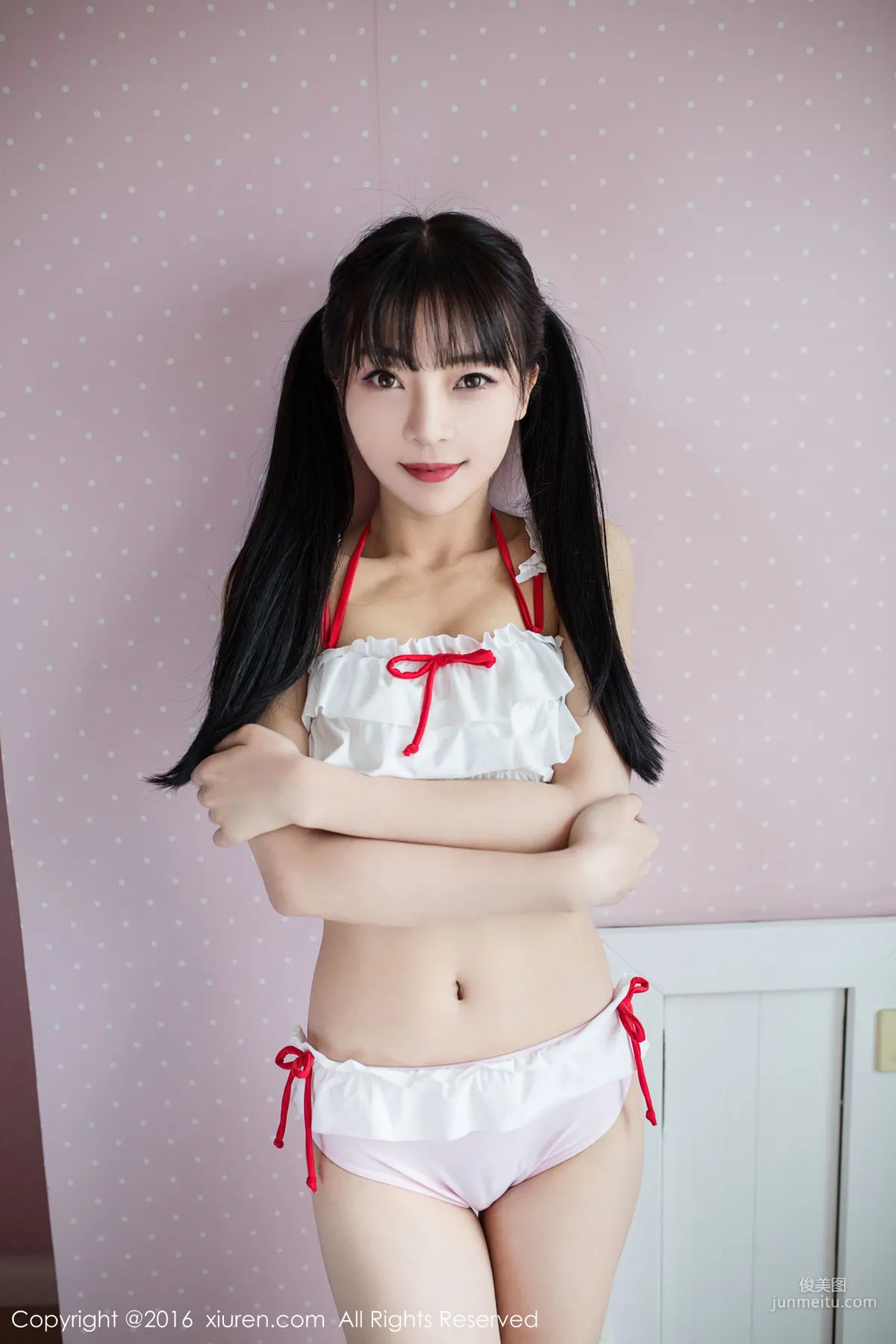 Mio莉莉《絲粉色的初戀》 [秀人網XiuRen] No.552 寫真集 13