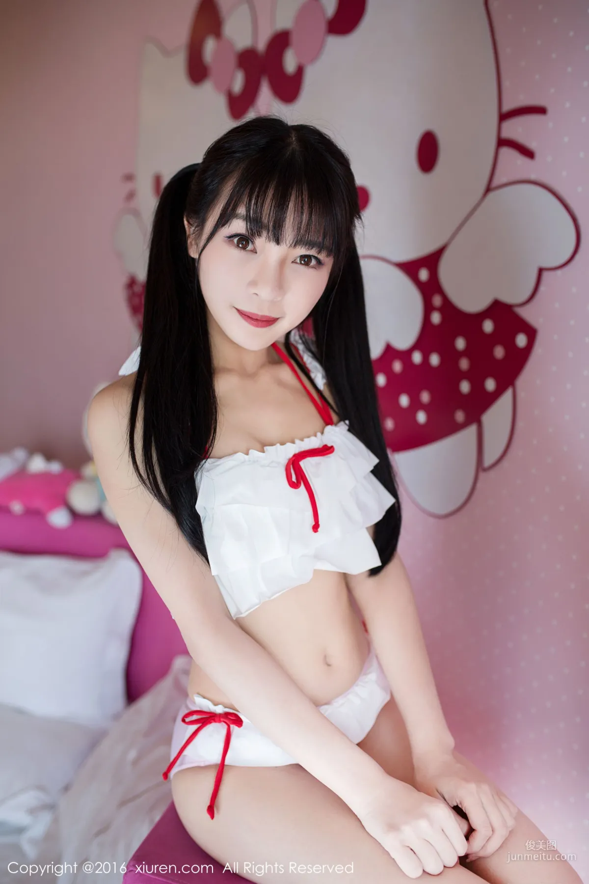 Mio莉莉《絲粉色的初戀》 [秀人網XiuRen] No.552 寫真集 22