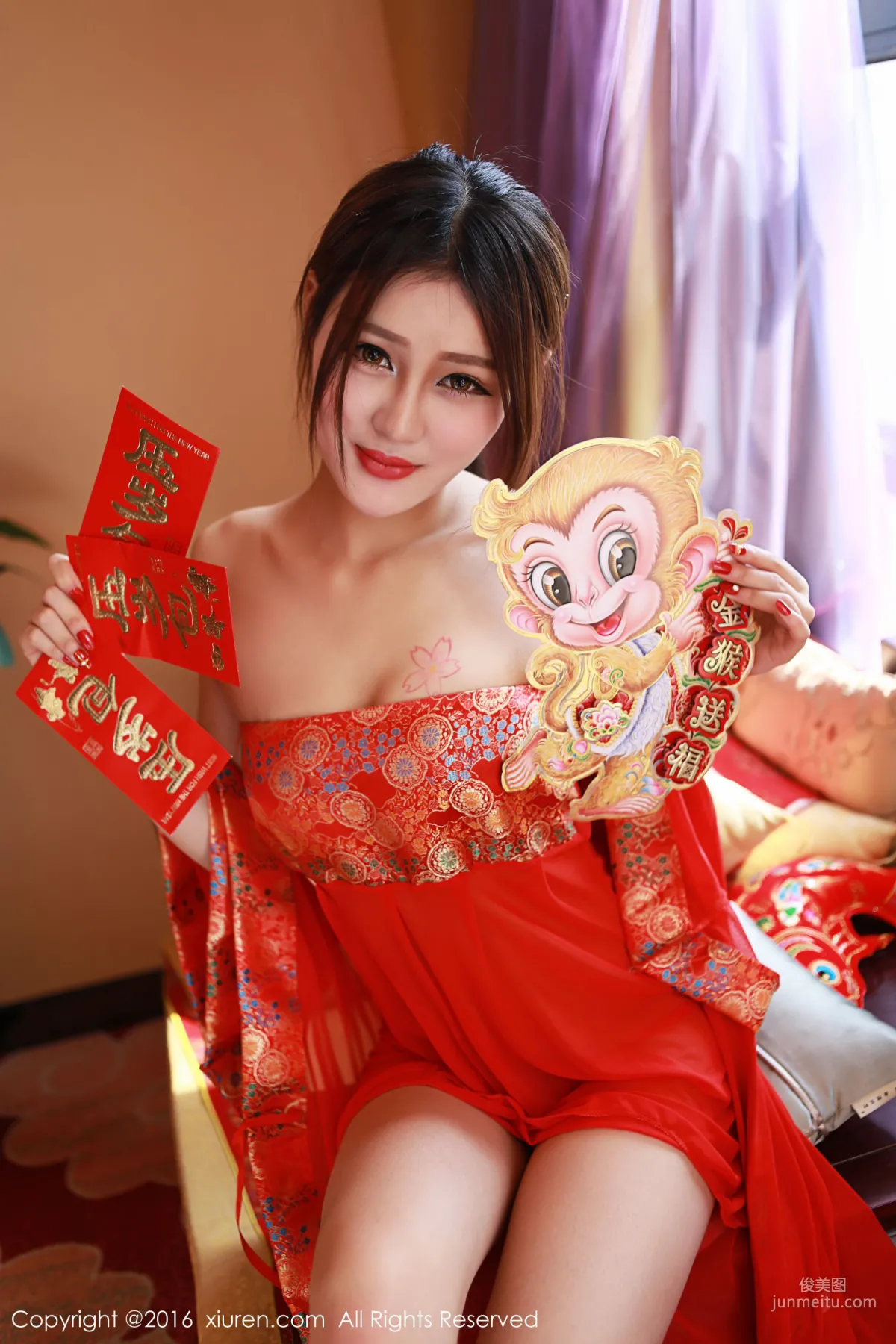 王喬恩Abby《2016新春福利》 [秀人網XiuRen] No.476 寫真集 13