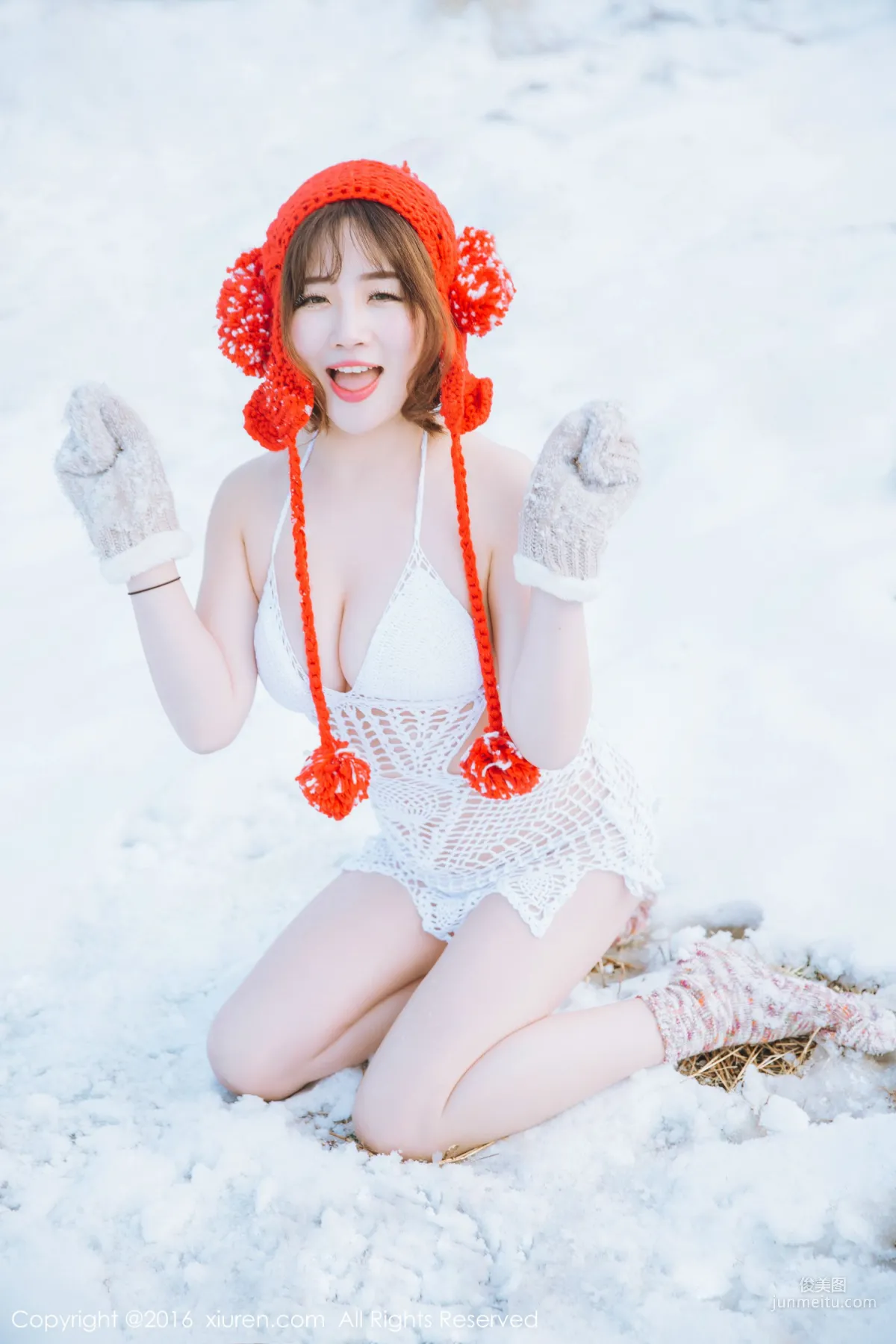 徐cake《新春雪景套圖》 [秀人網XiuRen] No.484 寫真集 26