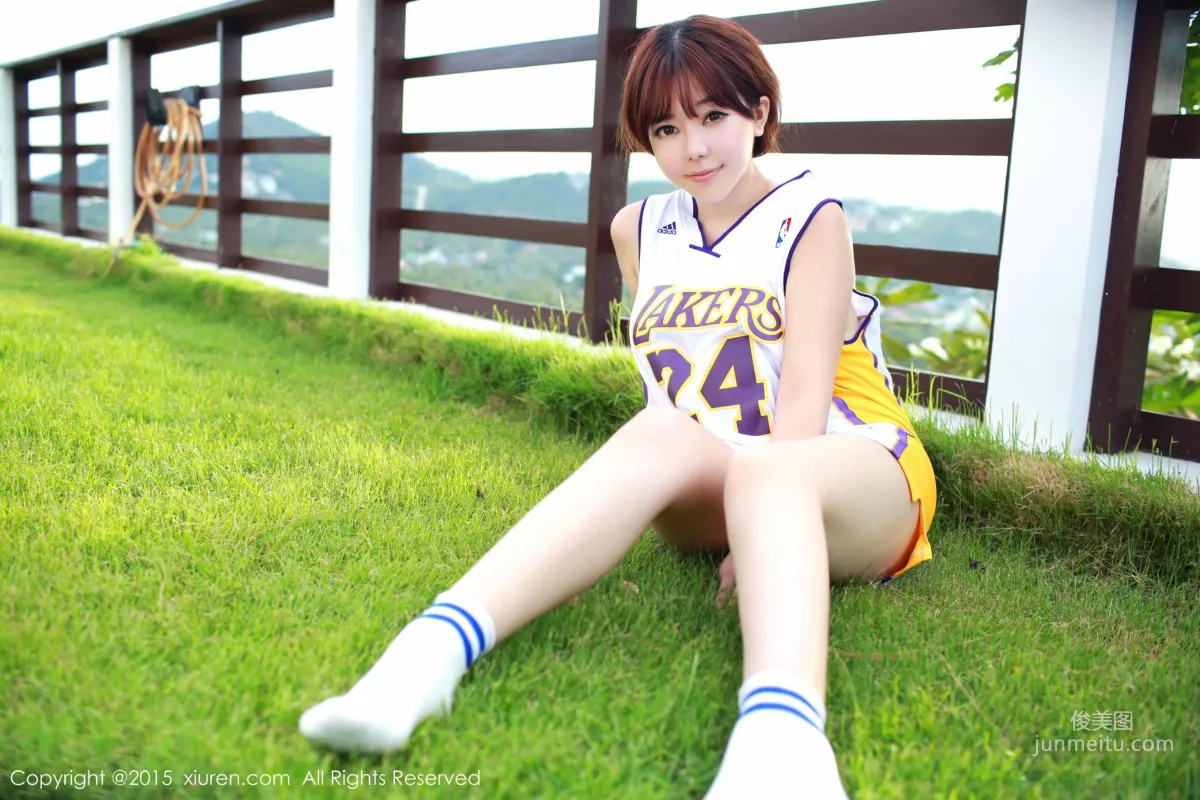 劉飛兒Faye《科比籃球服+布條内衣》 [秀人網XiuRen] No.452 寫真集 8