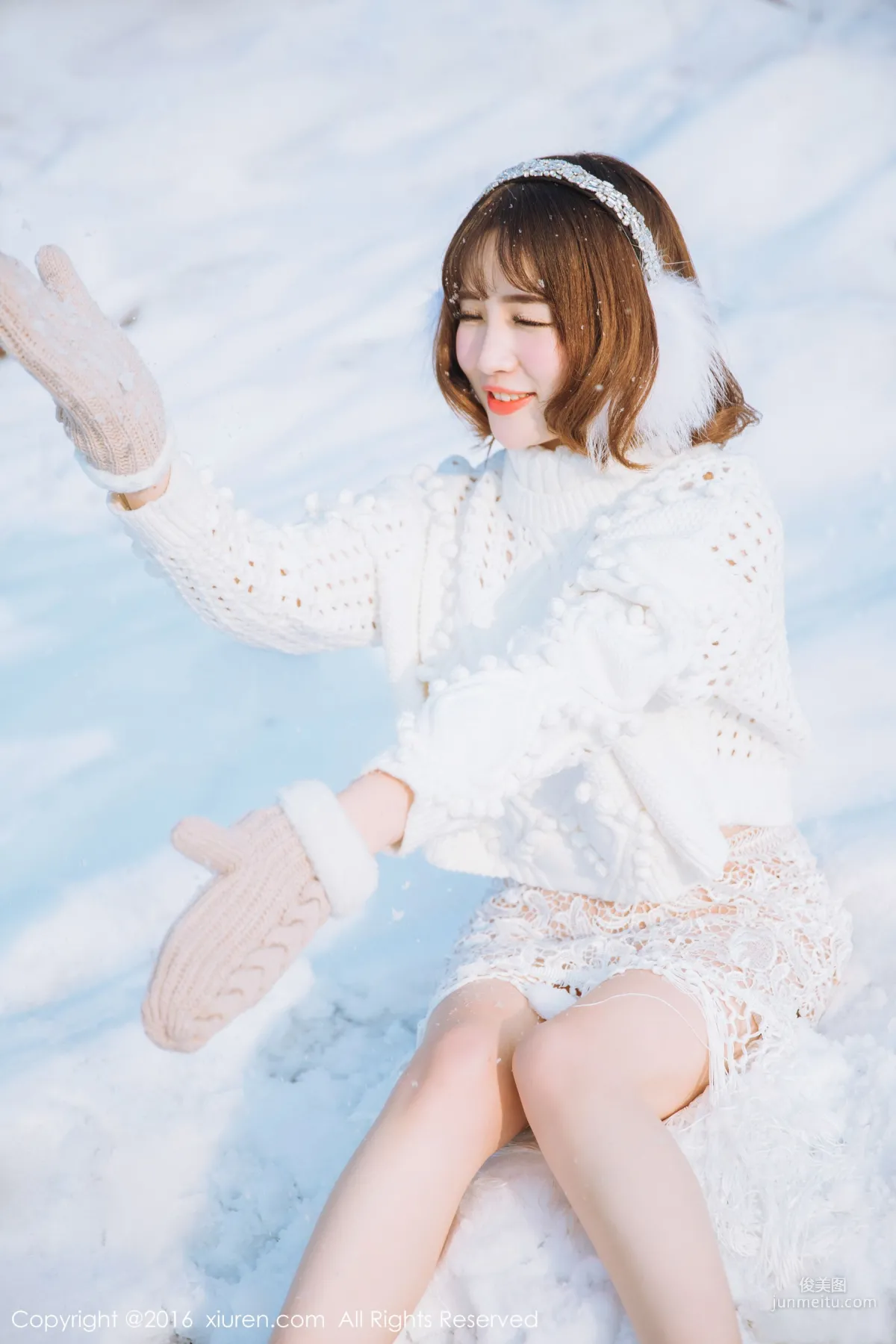 徐cake《新春雪景套圖》 [秀人網XiuRen] No.484 寫真集 7