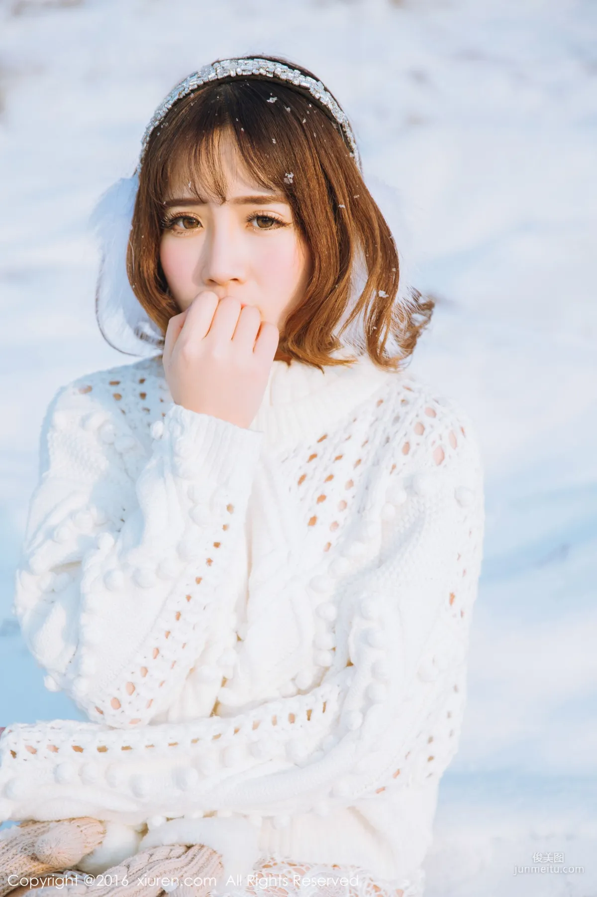 徐cake《新春雪景套圖》 [秀人網XiuRen] No.484 寫真集 4