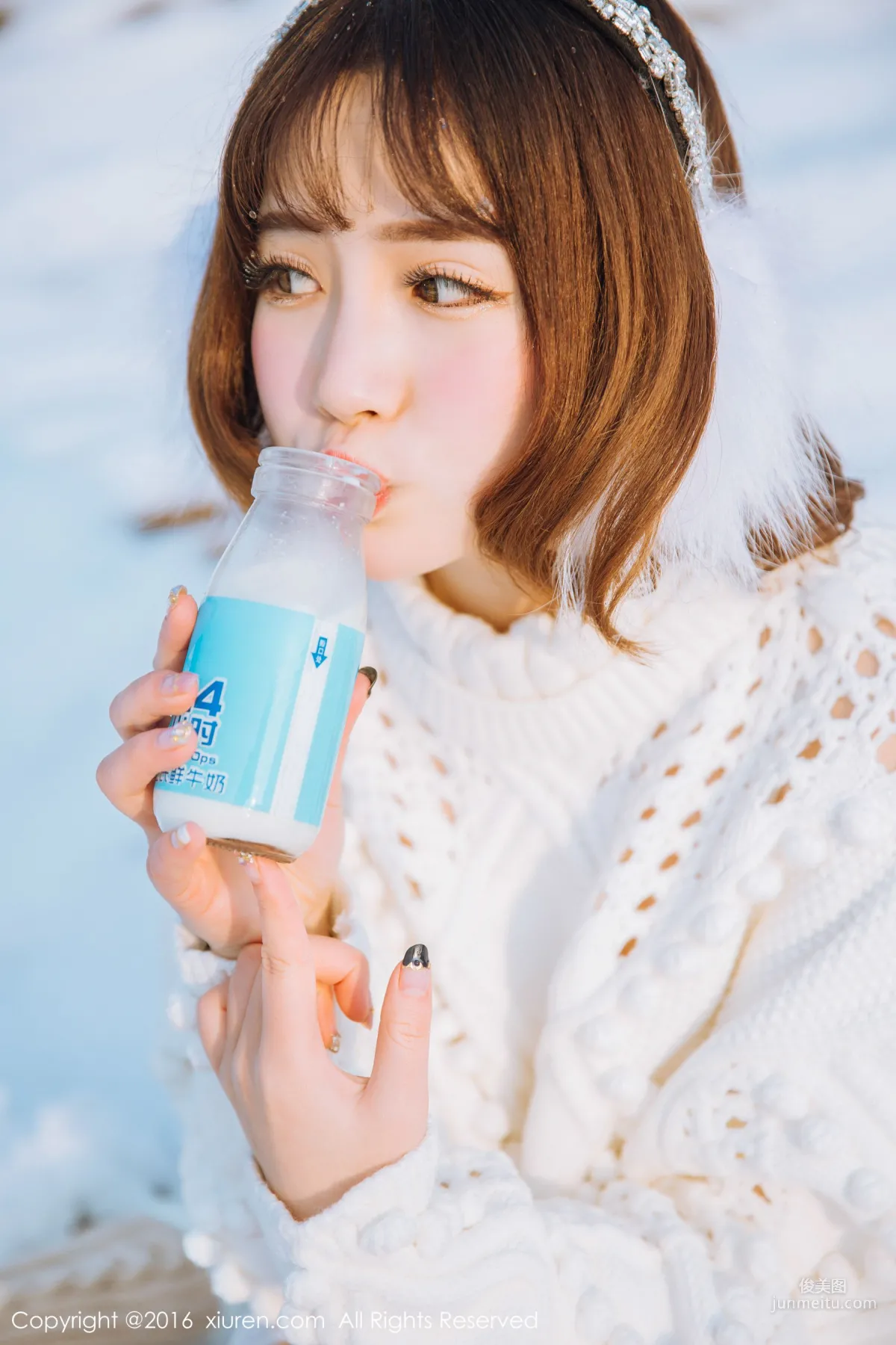 徐cake《新春雪景套圖》 [秀人網XiuRen] No.484 寫真集 12