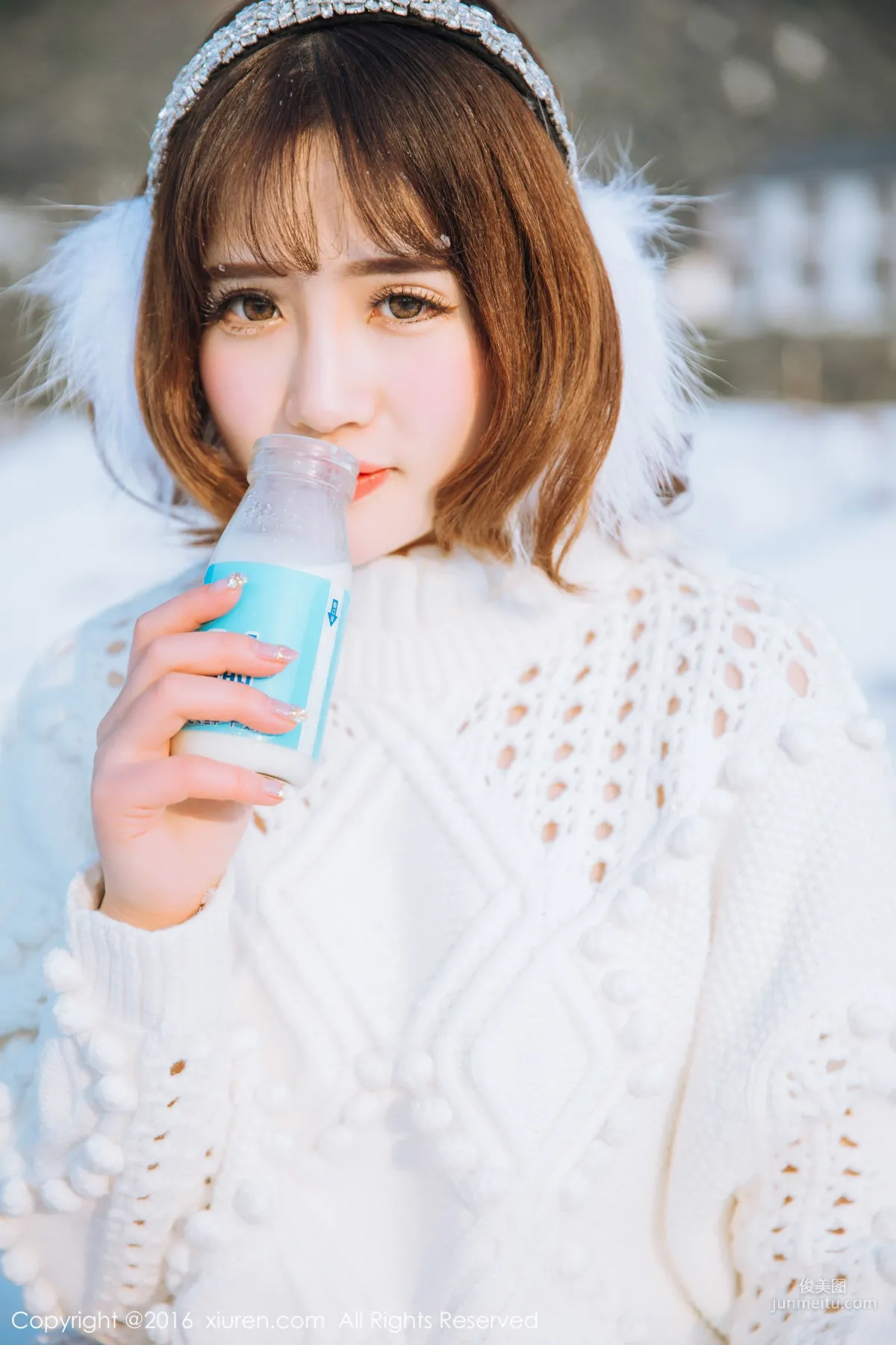 徐cake《新春雪景套圖》 [秀人網XiuRen] No.484 寫真集 11