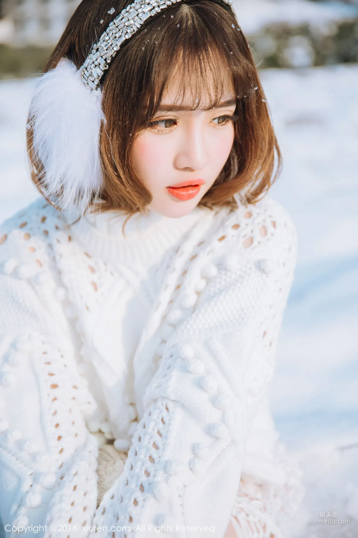 徐cake《新春雪景套圖》 [秀人網XiuRen] No.484 寫真集 5