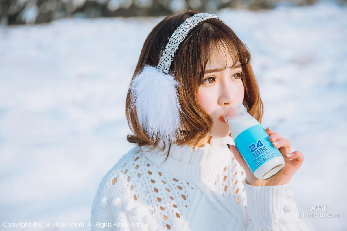 徐cake《新春雪景套圖》 [秀人網XiuRen] No.484 寫真集 8