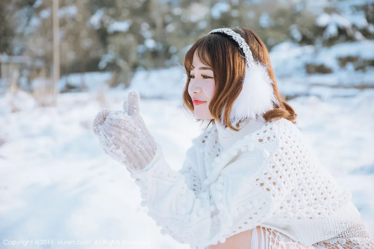 徐cake《新春雪景套圖》 [秀人網XiuRen] No.484 寫真集 17
