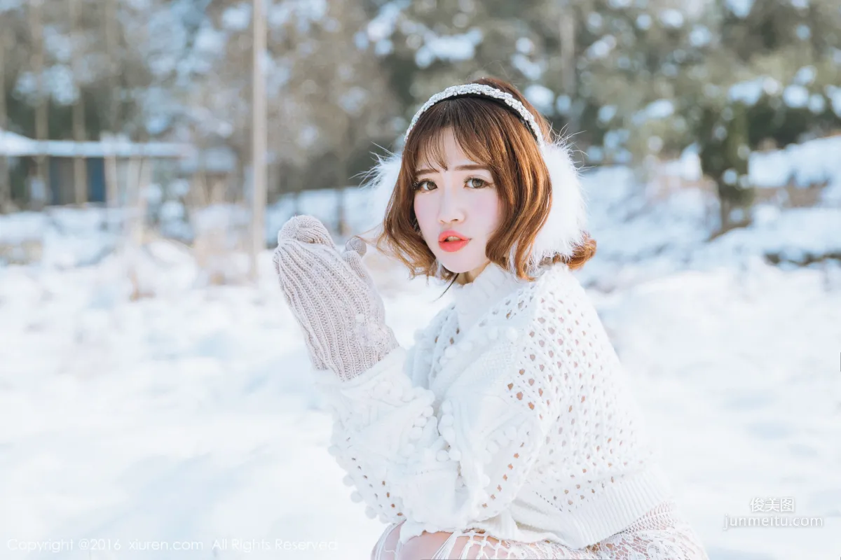 徐cake《新春雪景套圖》 [秀人網XiuRen] No.484 寫真集 16