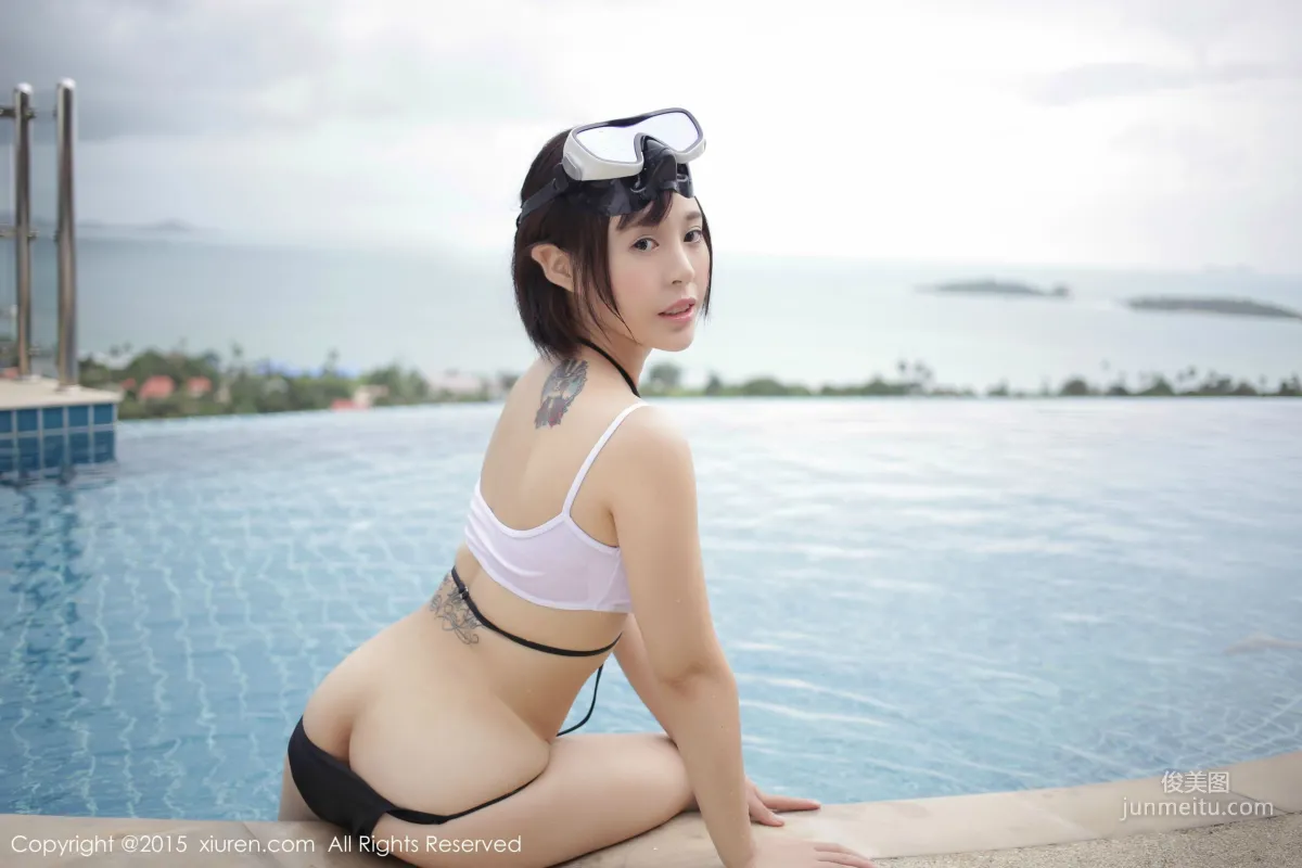 Evelyn艾莉《蘇梅旅拍》2套比基尼 [秀人網XiuRen] No.434 寫真集 52