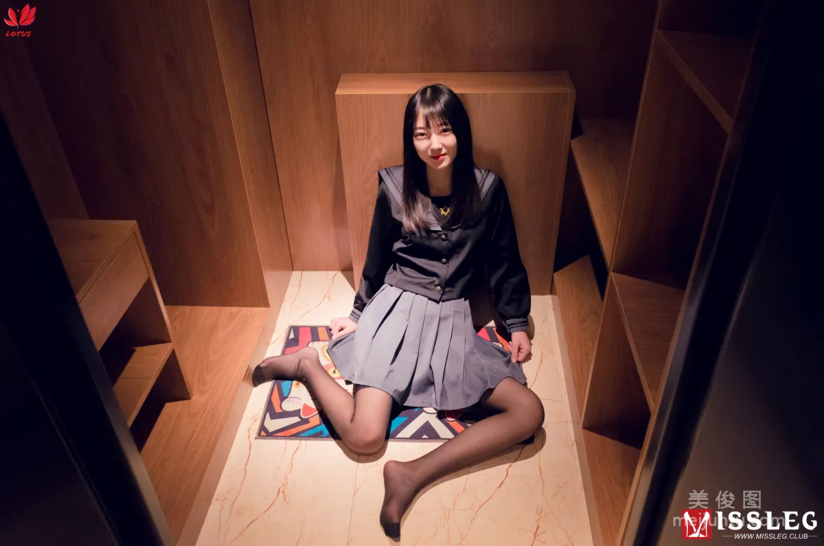 [蜜丝MISSLEG] M021 诺言 《黑丝Jk少女》 写真集1