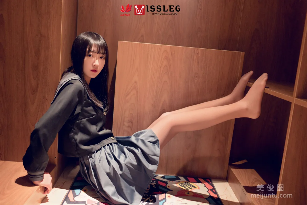 [蜜絲MISSLEG] M021 諾言 《黑絲Jk少女》 寫真集 32