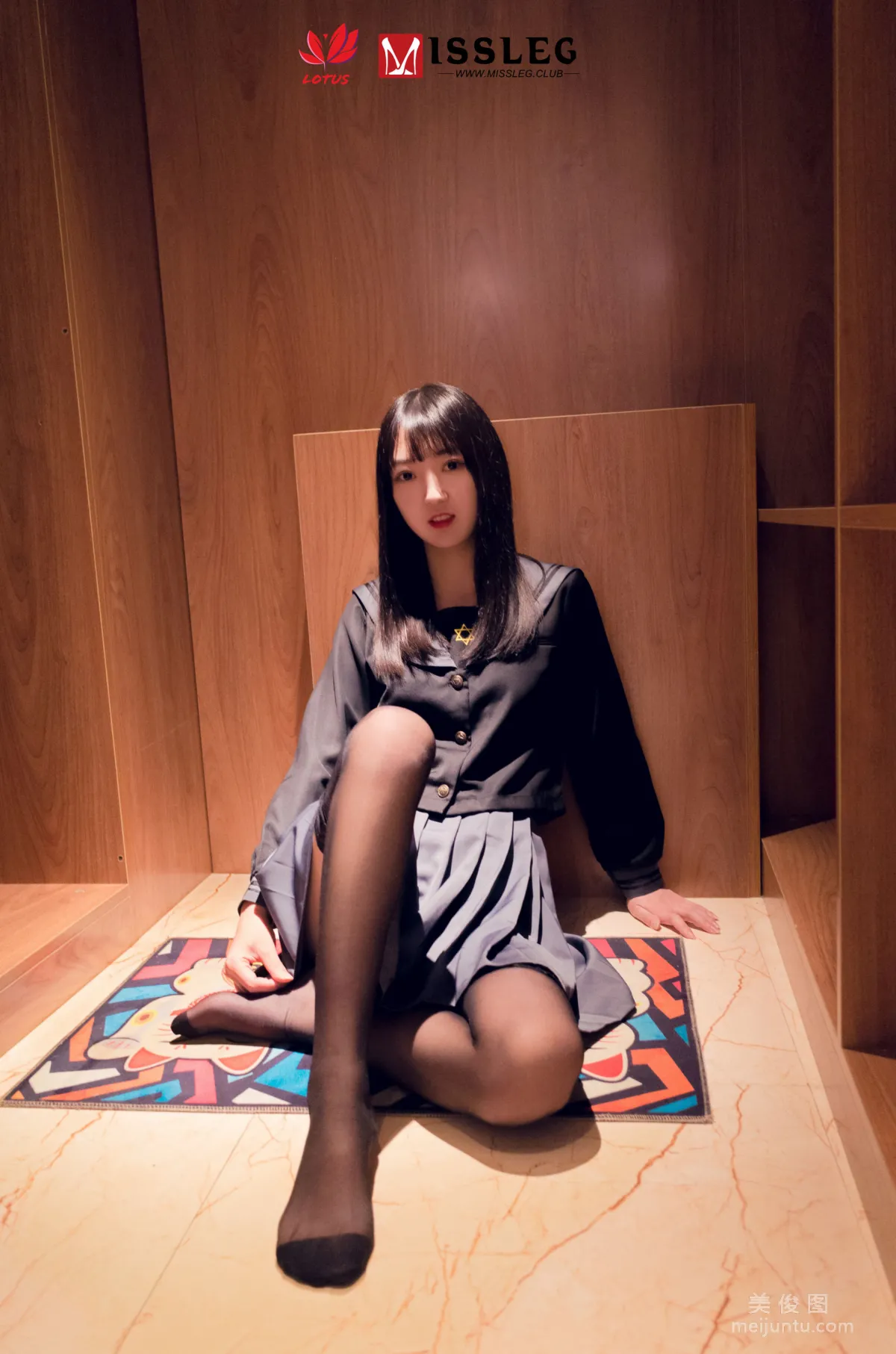 [蜜丝MISSLEG] M021 诺言 《黑丝Jk少女》 写真集3