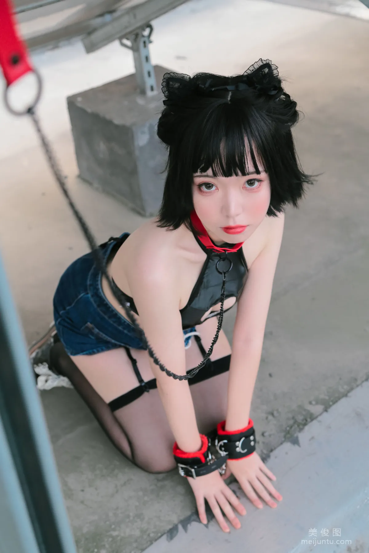 [網紅Coser] Fushii_海堂 《貓貓頭》 寫真集 48