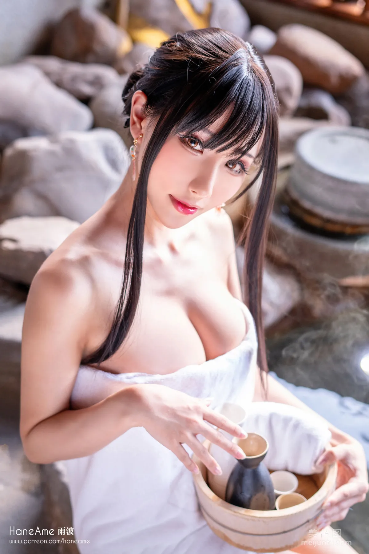 [網紅Coser美女] 雨波HaneAme 《溫泉》 寫真集 75