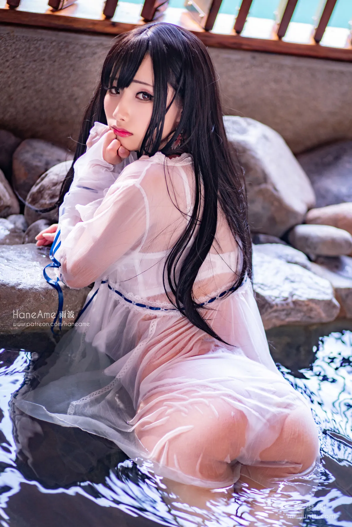 [網紅Coser美女] 雨波HaneAme 《溫泉》 寫真集 54