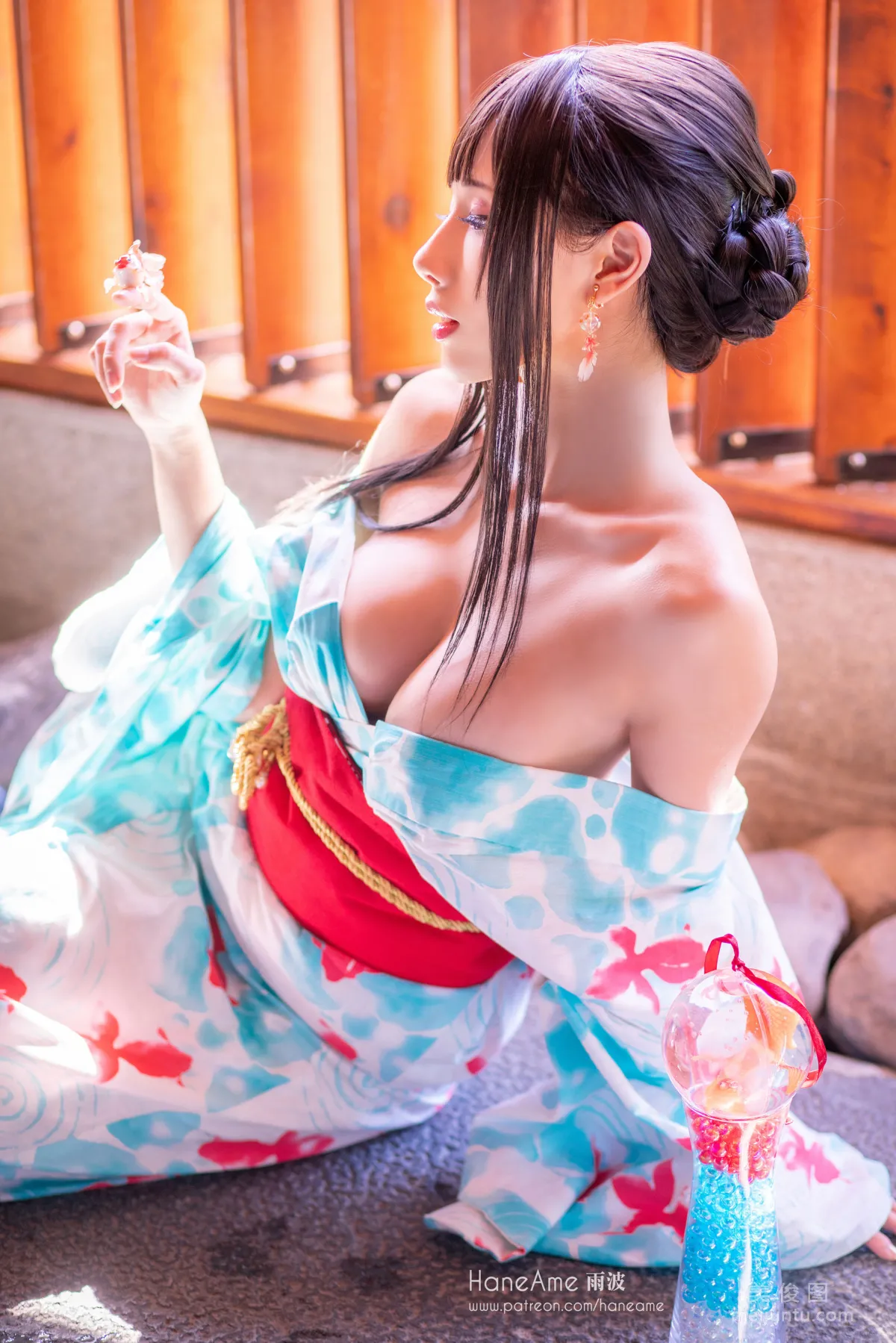 [網紅Coser美女] 雨波HaneAme 《溫泉》 寫真集 30