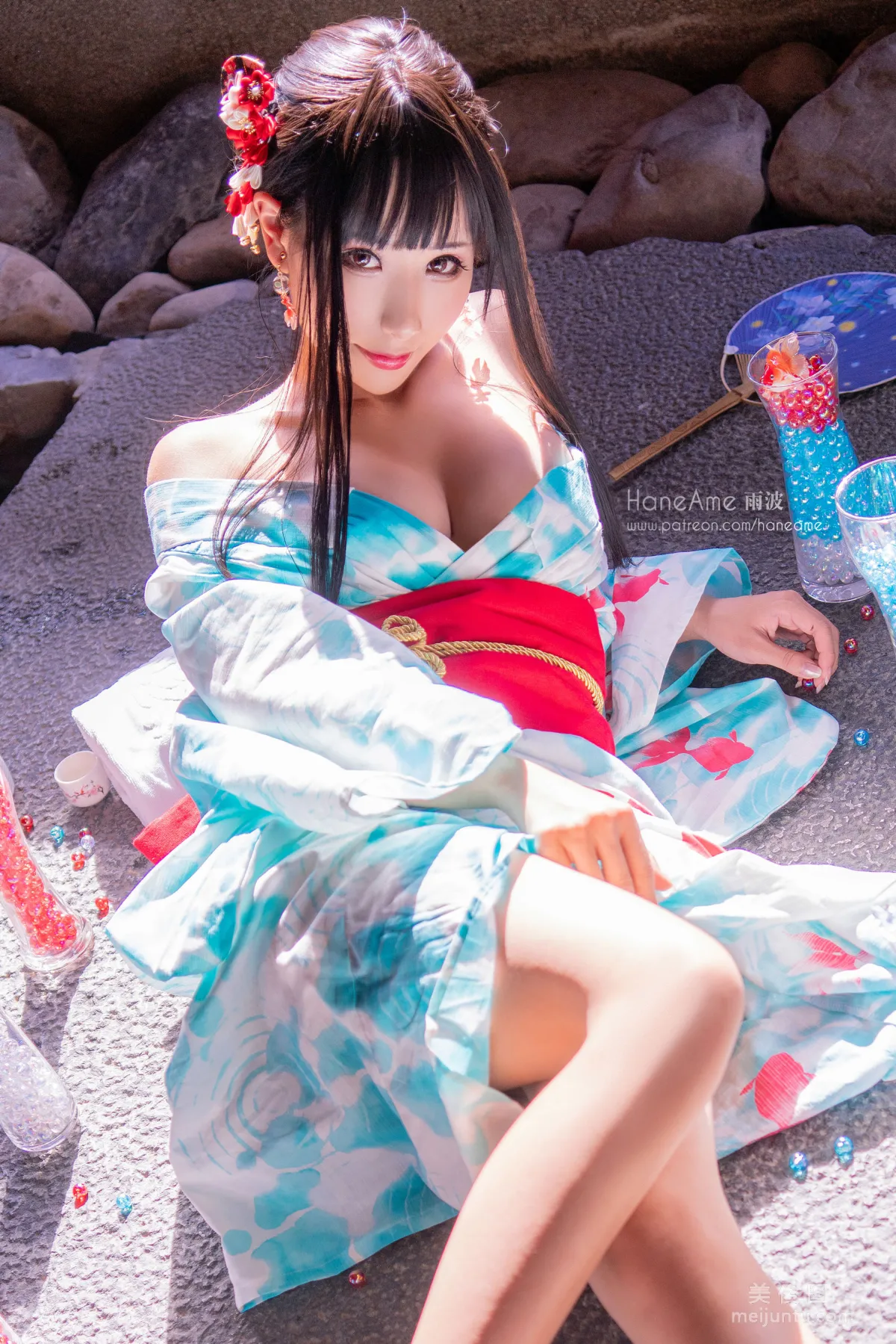 [網紅Coser美女] 雨波HaneAme 《溫泉》 寫真集 44