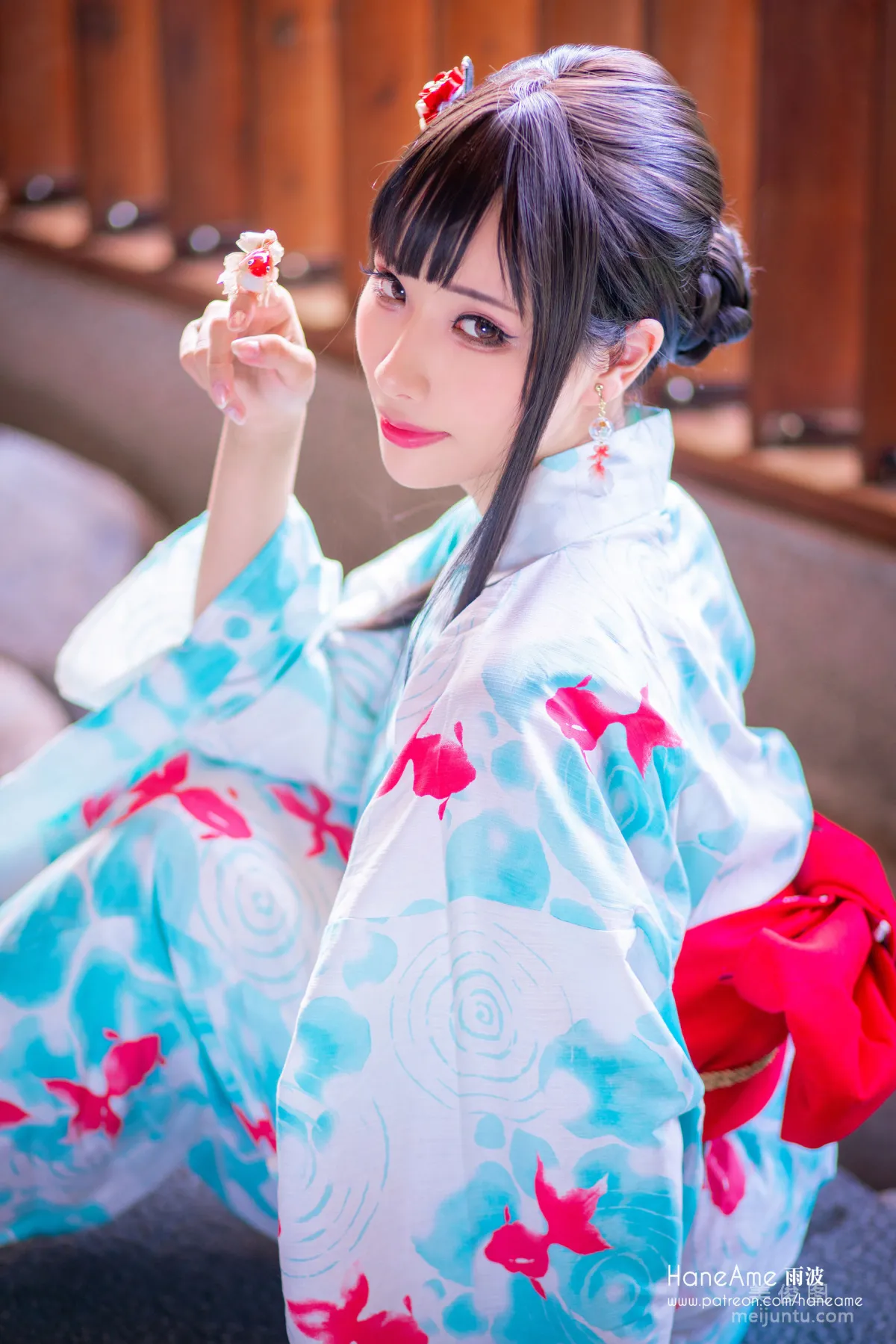 [網紅Coser美女] 雨波HaneAme 《溫泉》 寫真集 19