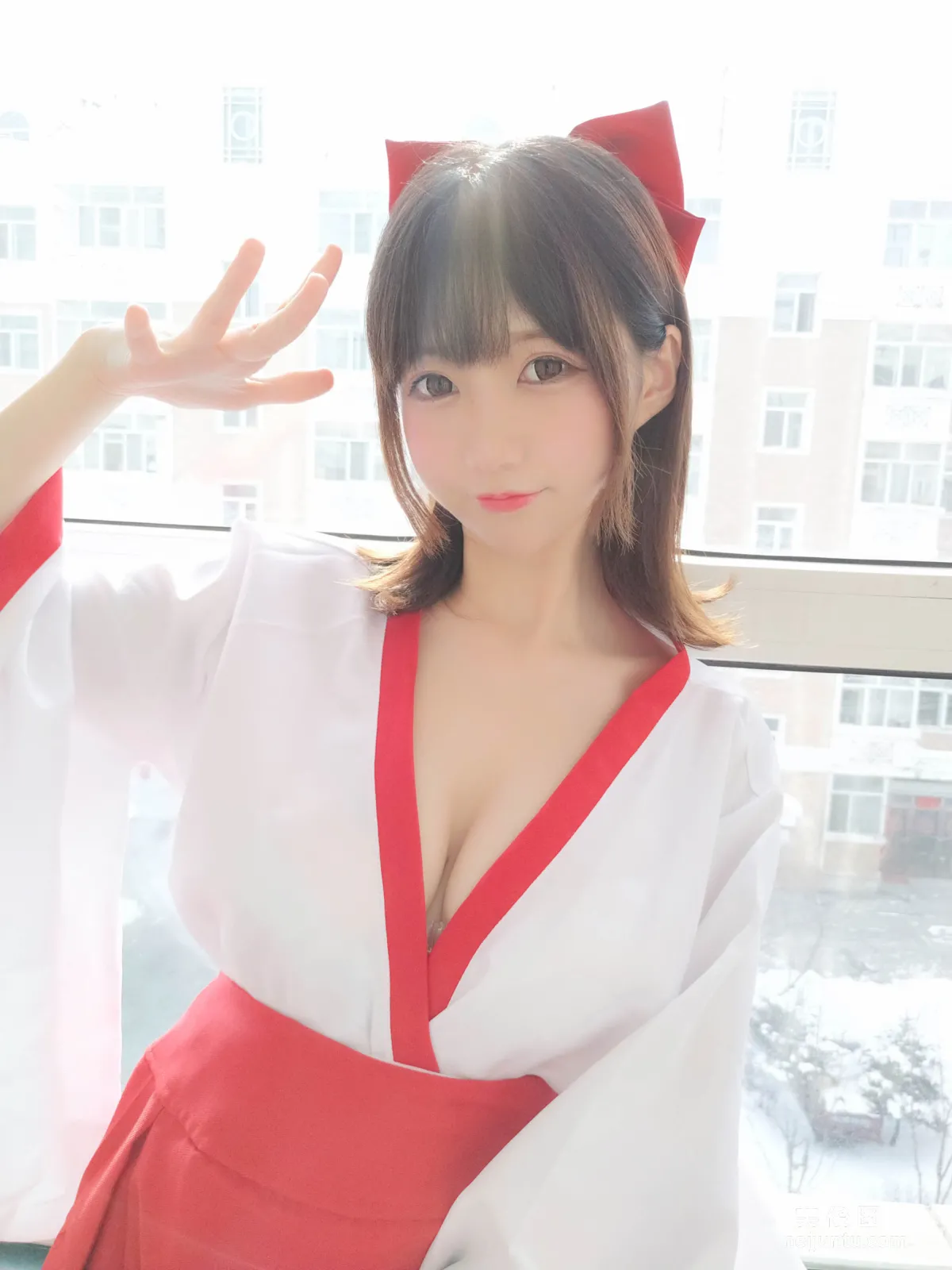 NAGISA魔物喵 《[fantia] かわいい巫女さん!!(′∀｀)♡》 写真集8