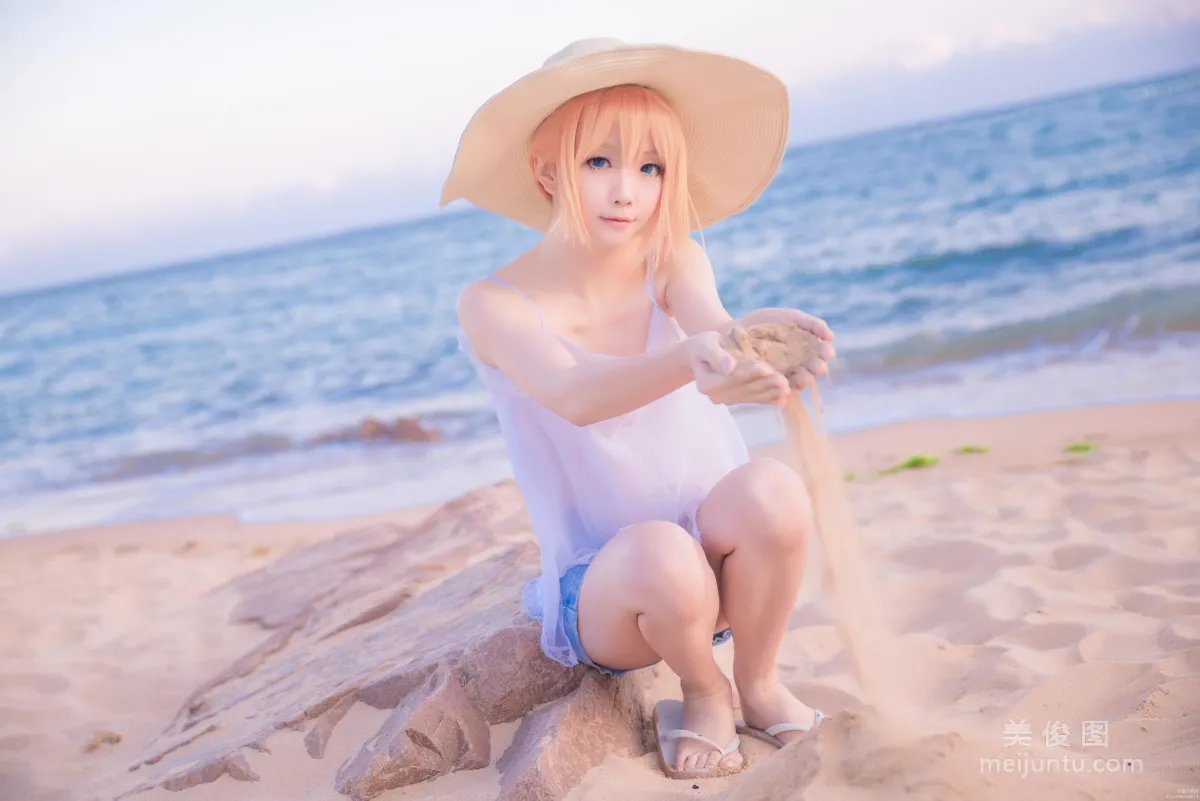 [網紅Coser] 星之遲遲 《刀劍亂舞COS亂藤四郎》 寫真集 25