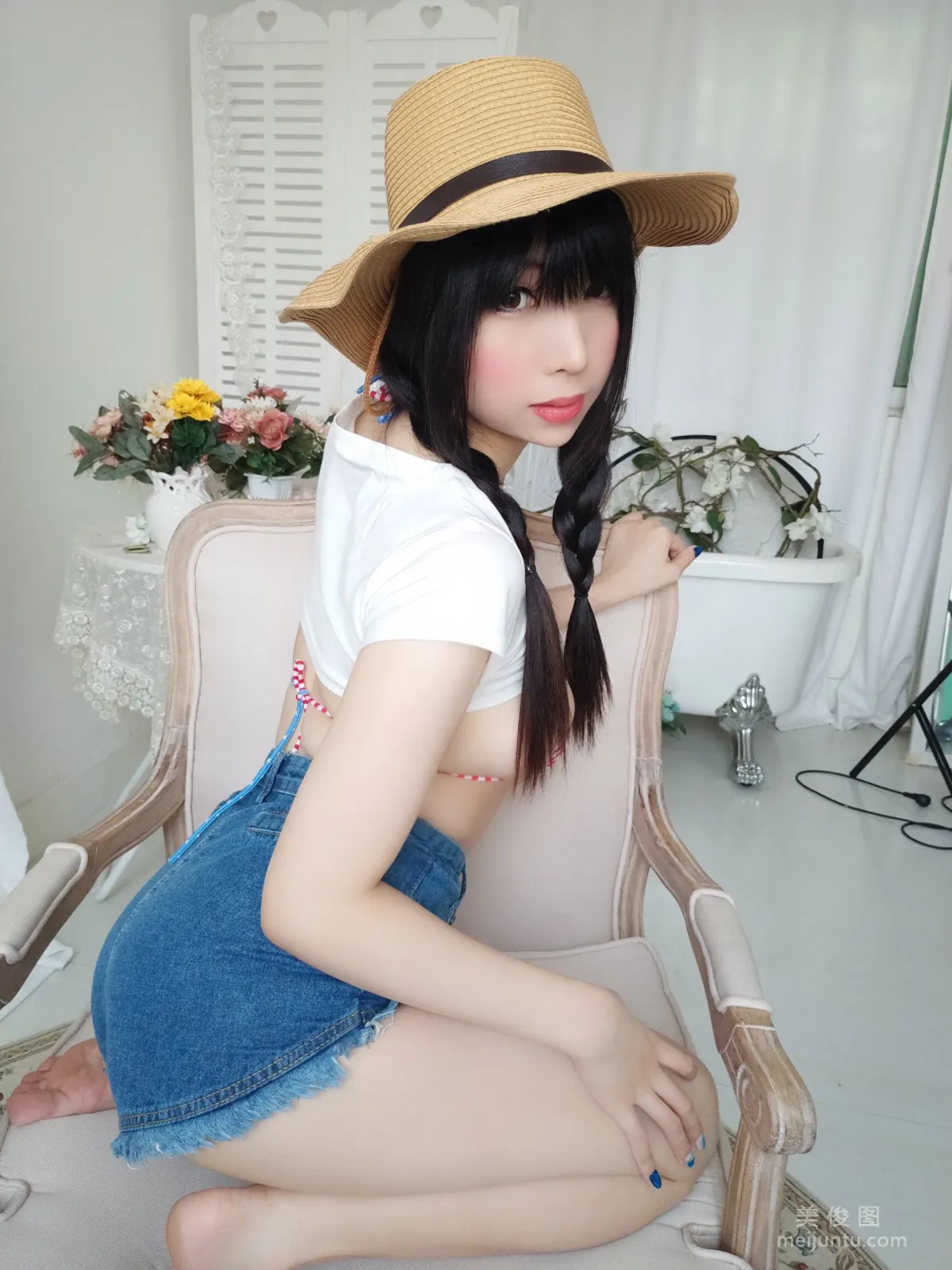 二次元美女鹿野希 《牛仔女郎》 写真集19