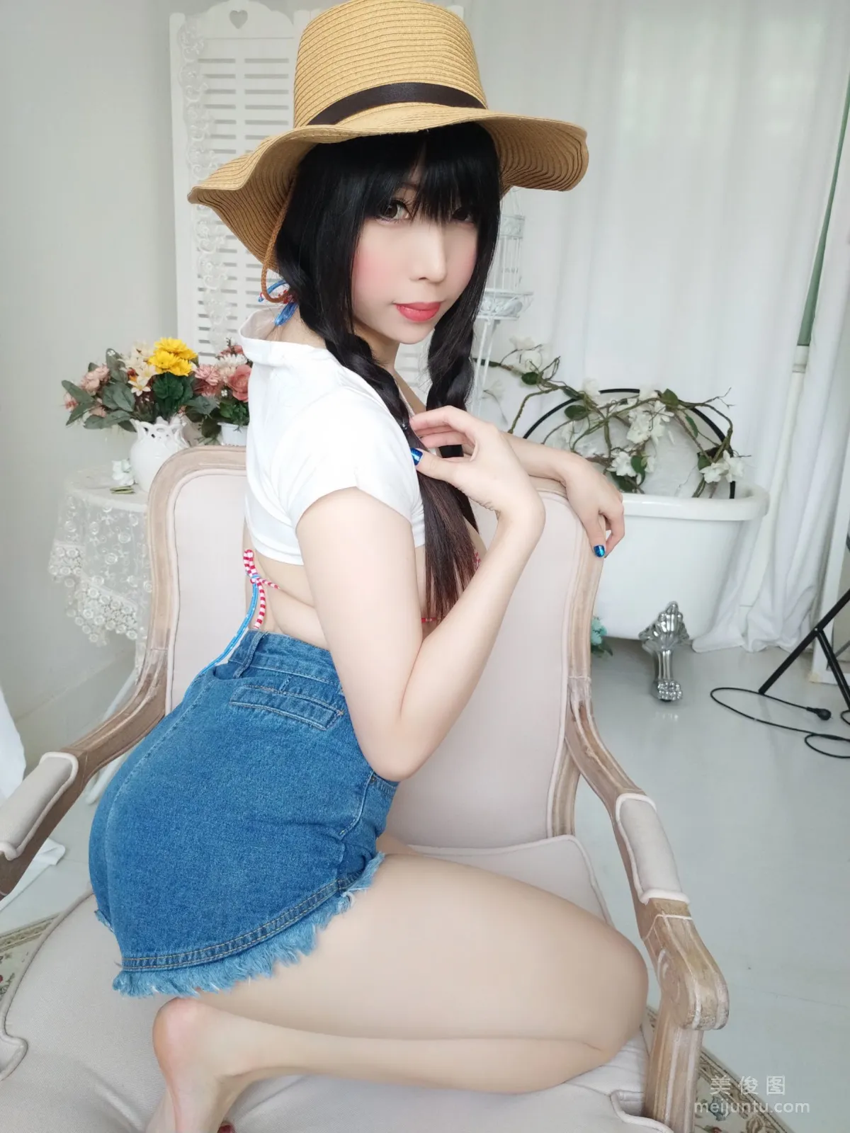二次元美女鹿野希 《牛仔女郎》 写真集22