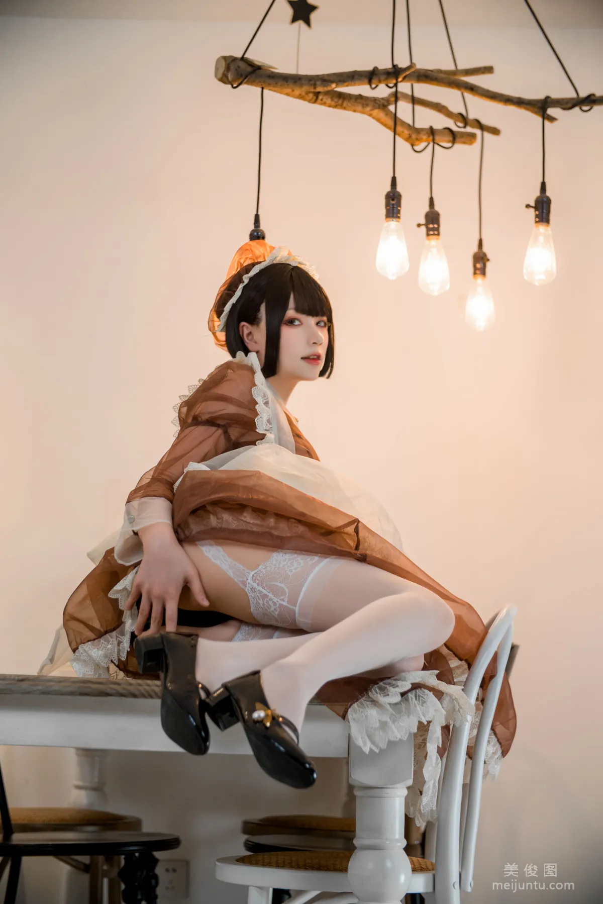 Coser起司塊wii 《棕色透明裝女仆》 寫真集 27