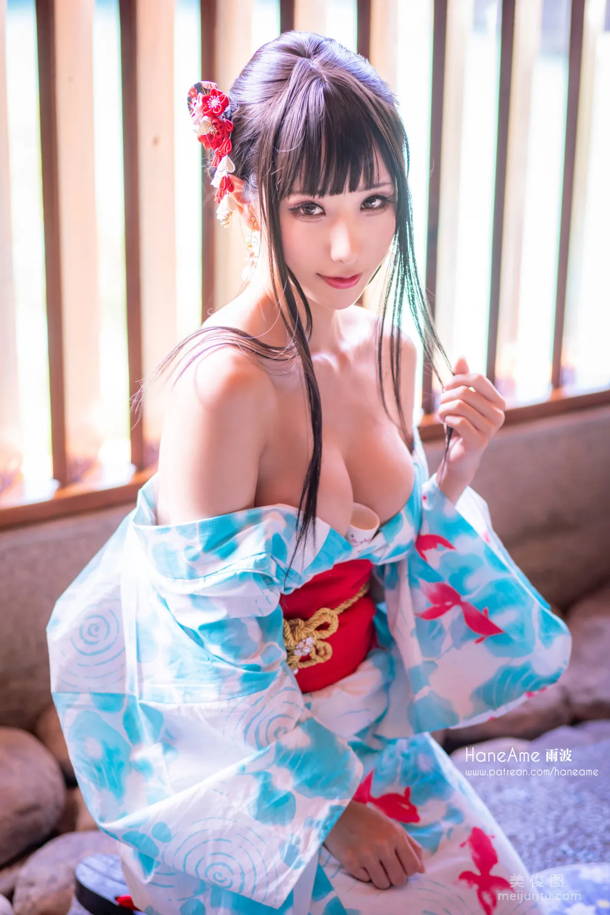 [網紅Coser美女] 雨波HaneAme 《溫泉》 寫真集 27