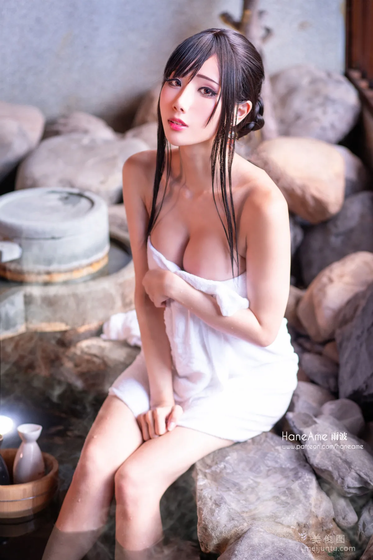 [網紅Coser美女] 雨波HaneAme 《溫泉》 寫真集 86