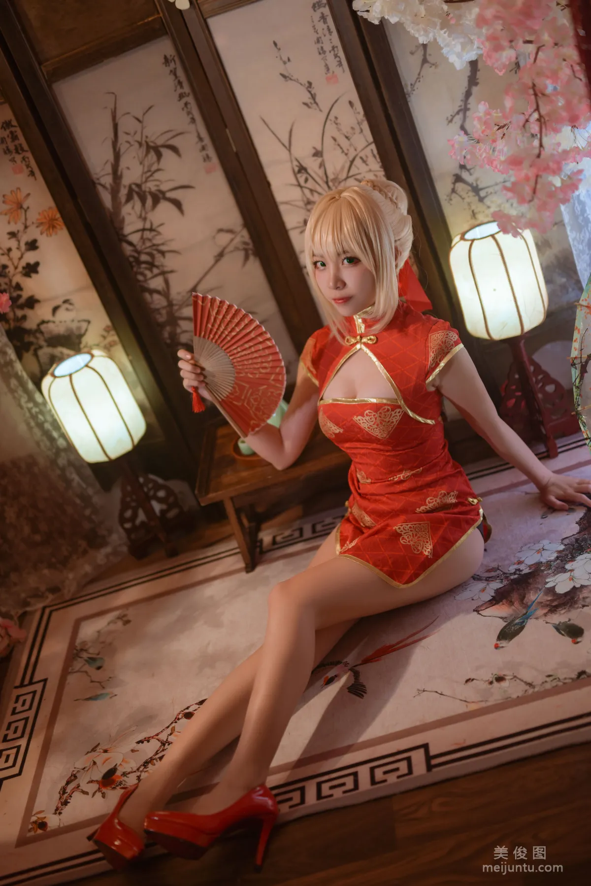二佐Nisa 《Fate尼禄旗袍》 写真集4