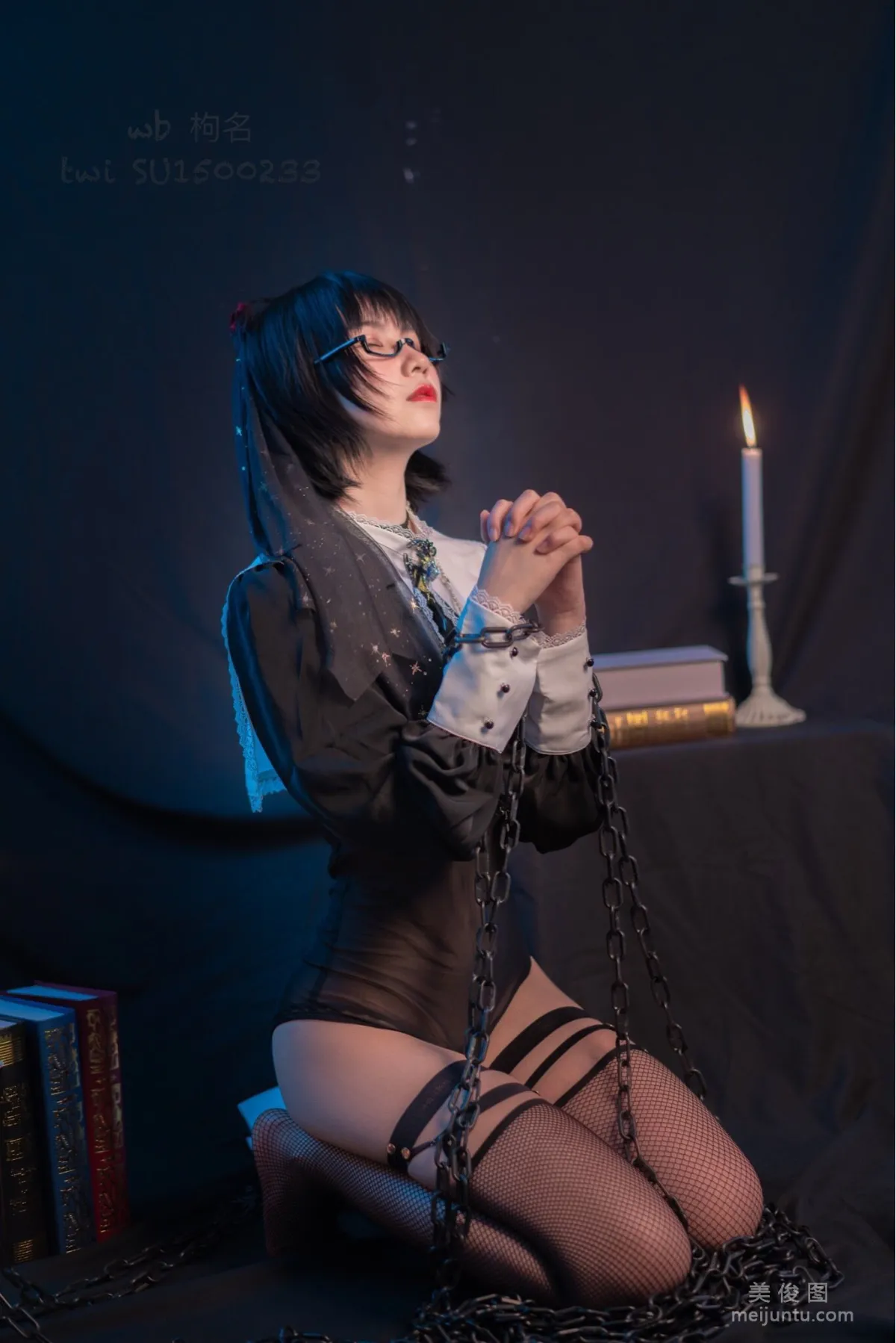 [網紅Coser] 逐月su 《修女》 寫真集 55