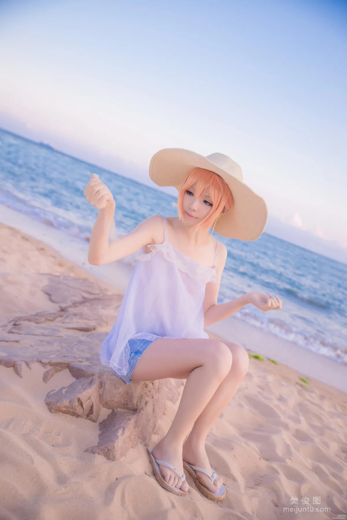 [網紅Coser] 星之遲遲 《刀劍亂舞COS亂藤四郎》 寫真集 24