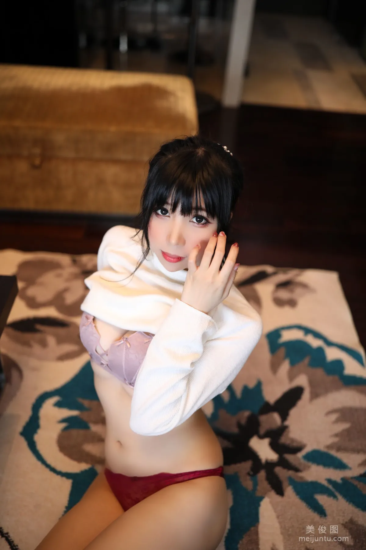 巨乳美女鹿野希 《單馬尾眼鏡娘》 寫真集 67