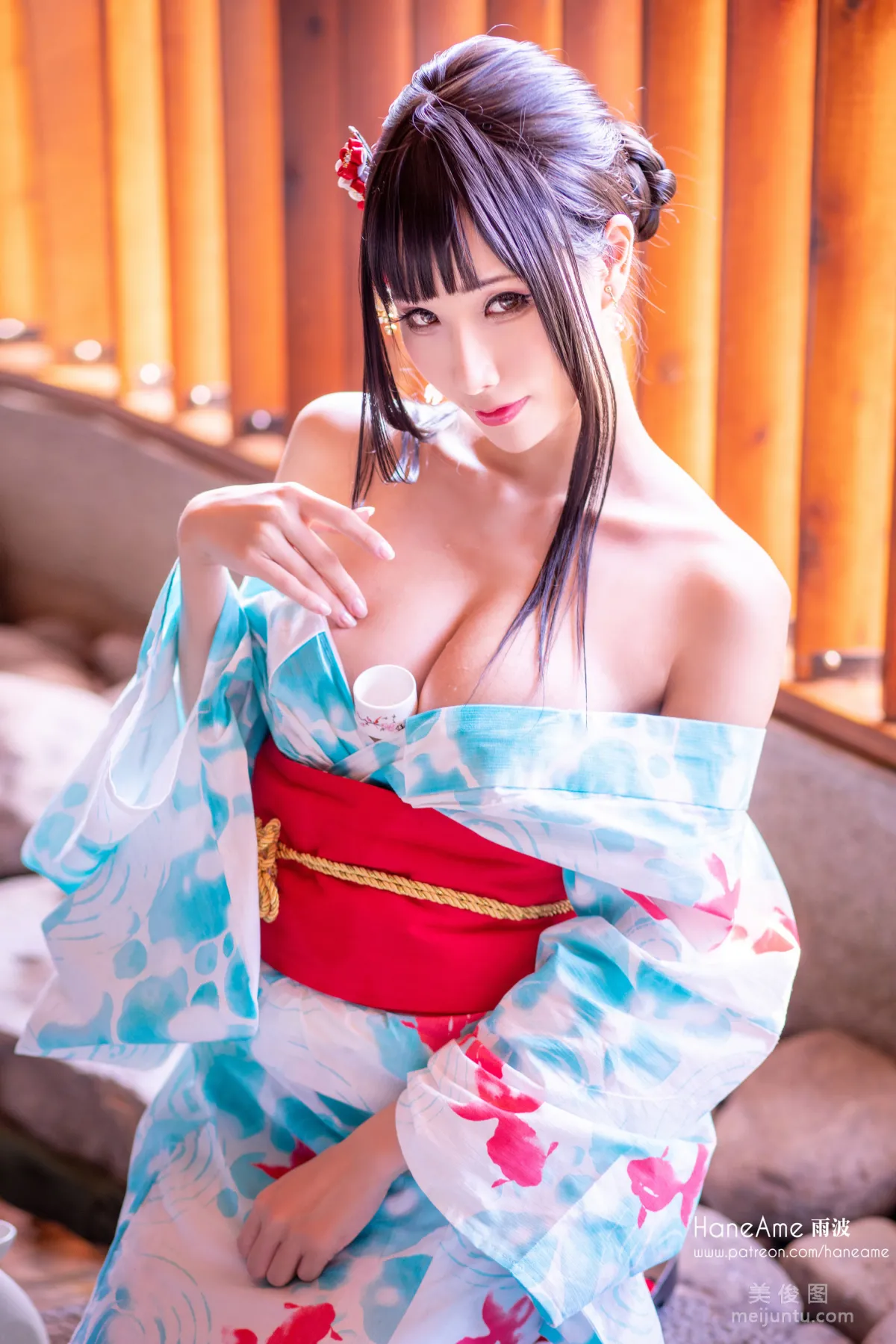 [網紅Coser美女] 雨波HaneAme 《溫泉》 寫真集 29