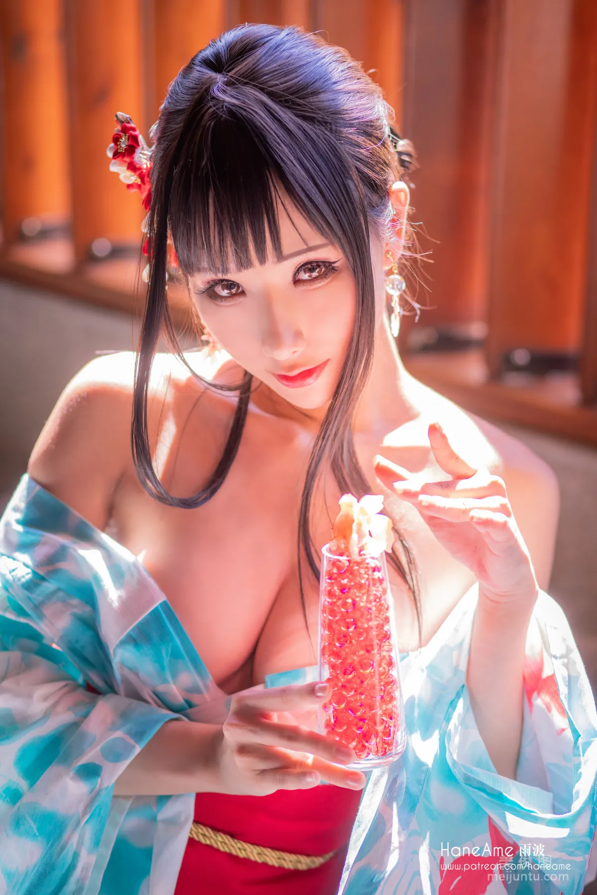 [網紅Coser美女] 雨波HaneAme 《溫泉》 寫真集 36