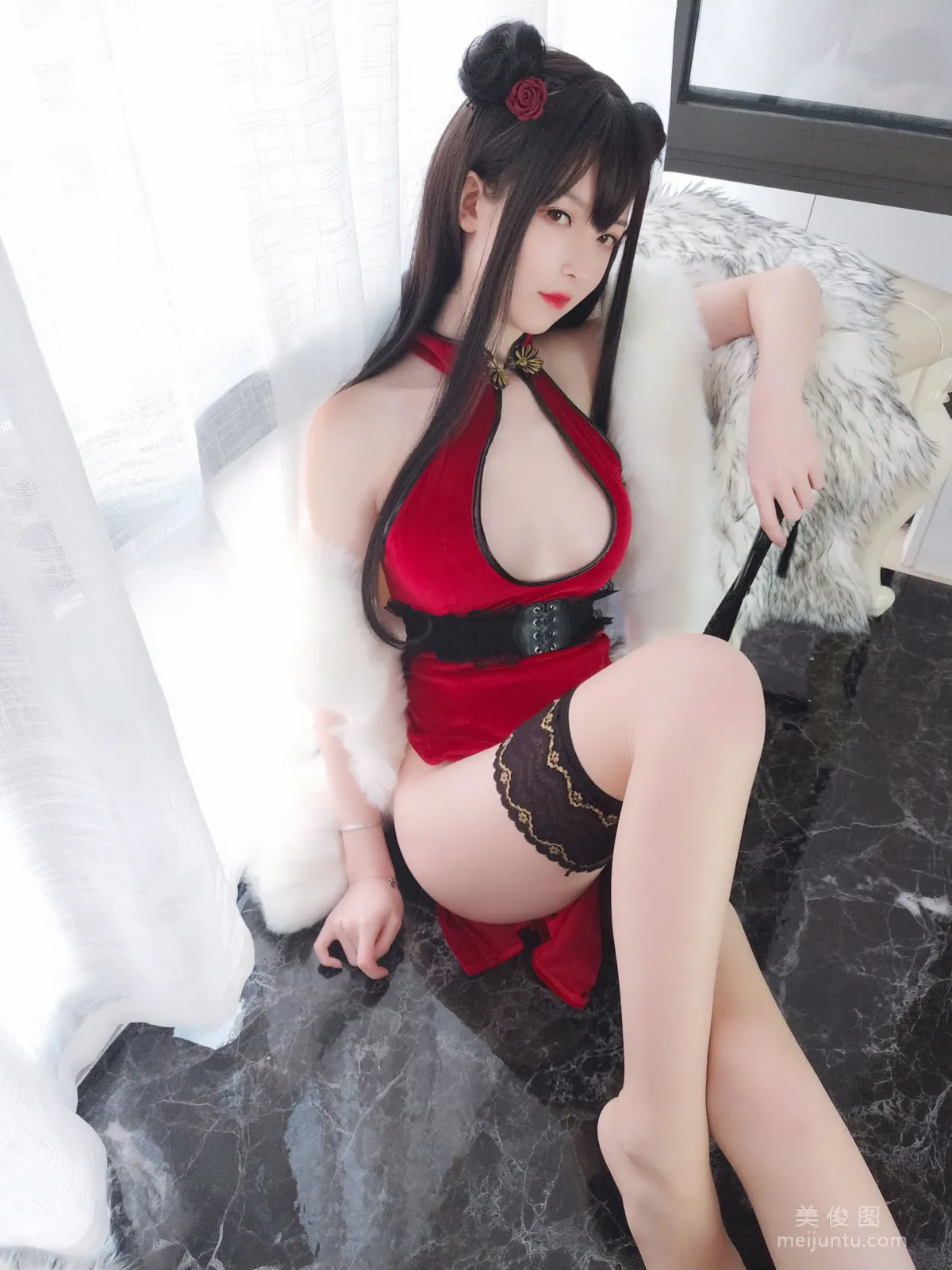 [網紅Coser] 一小央澤 《新月紅玫》 寫真集 42