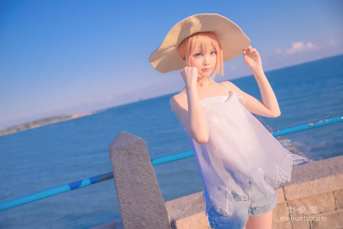 [网红Coser] 星之迟迟 《刀剑乱舞COS乱藤四郎》 写真集4