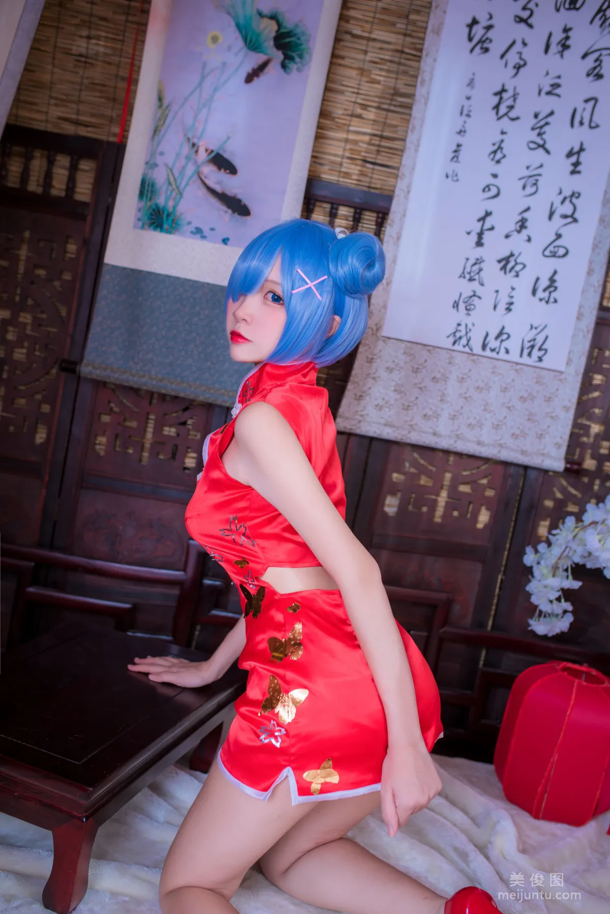 人气Coser二佐Nisa 《蕾姆旗袍》 写真集22