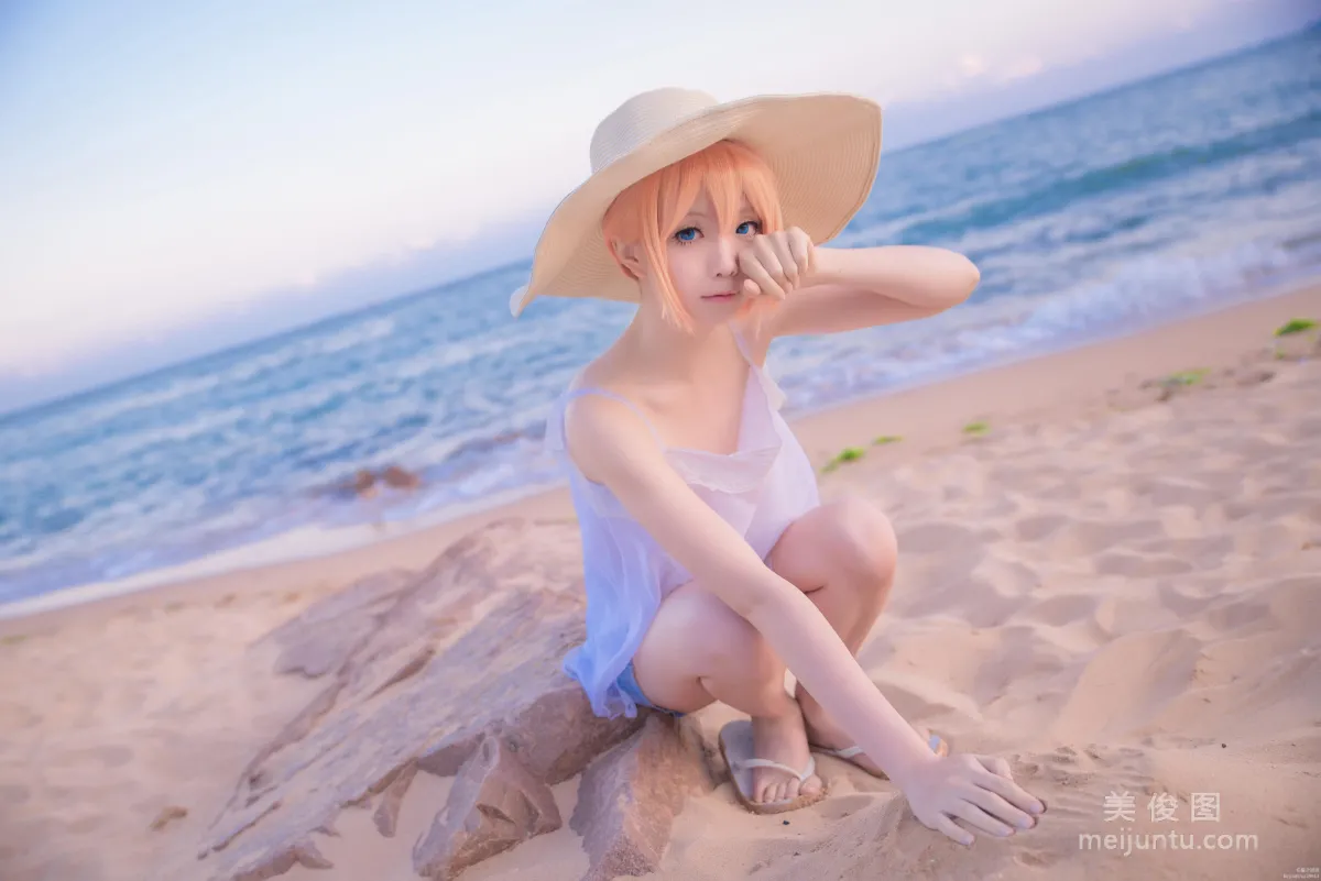 [網紅Coser] 星之遲遲 《刀劍亂舞COS亂藤四郎》 寫真集 23