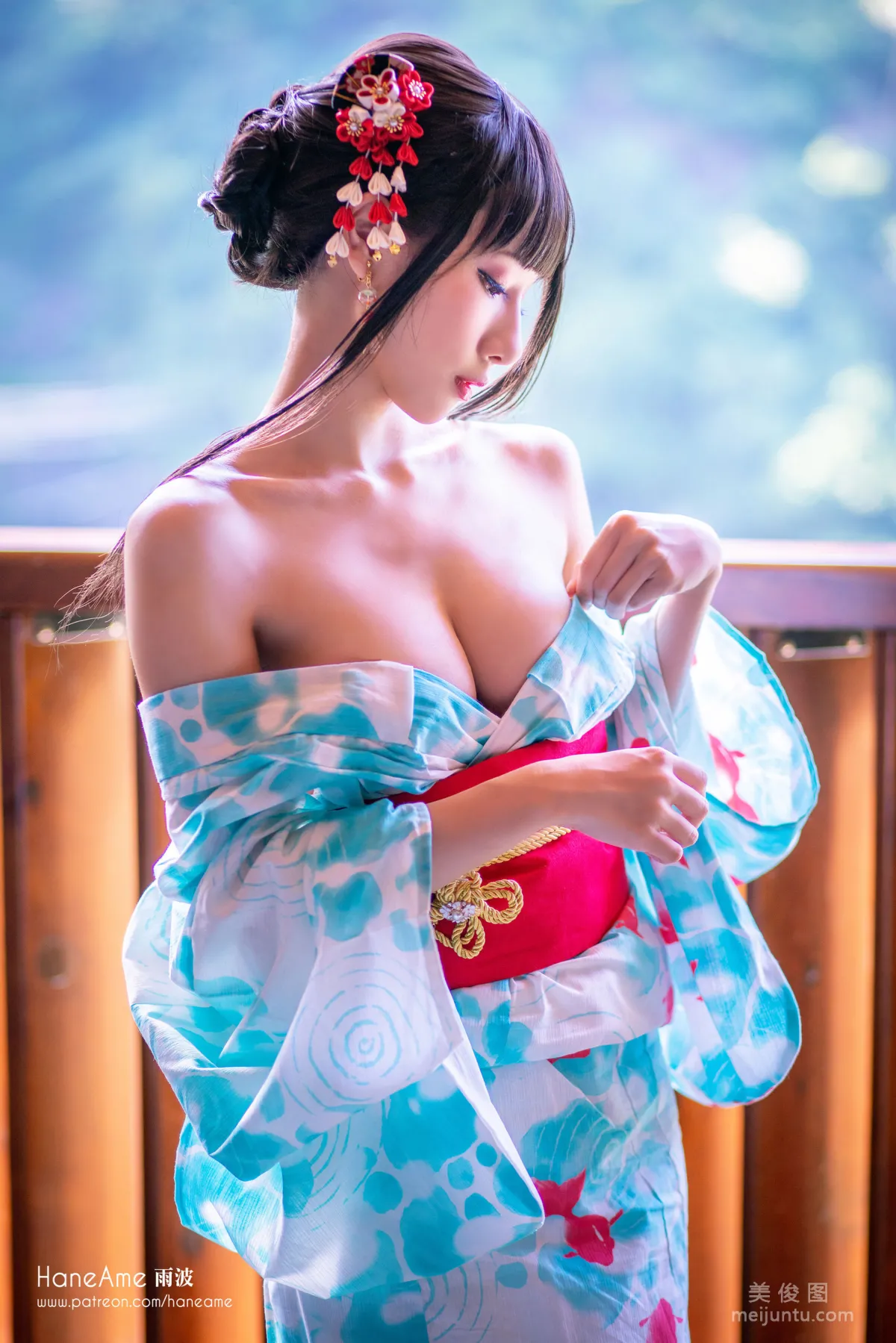 [網紅Coser美女] 雨波HaneAme 《溫泉》 寫真集 22