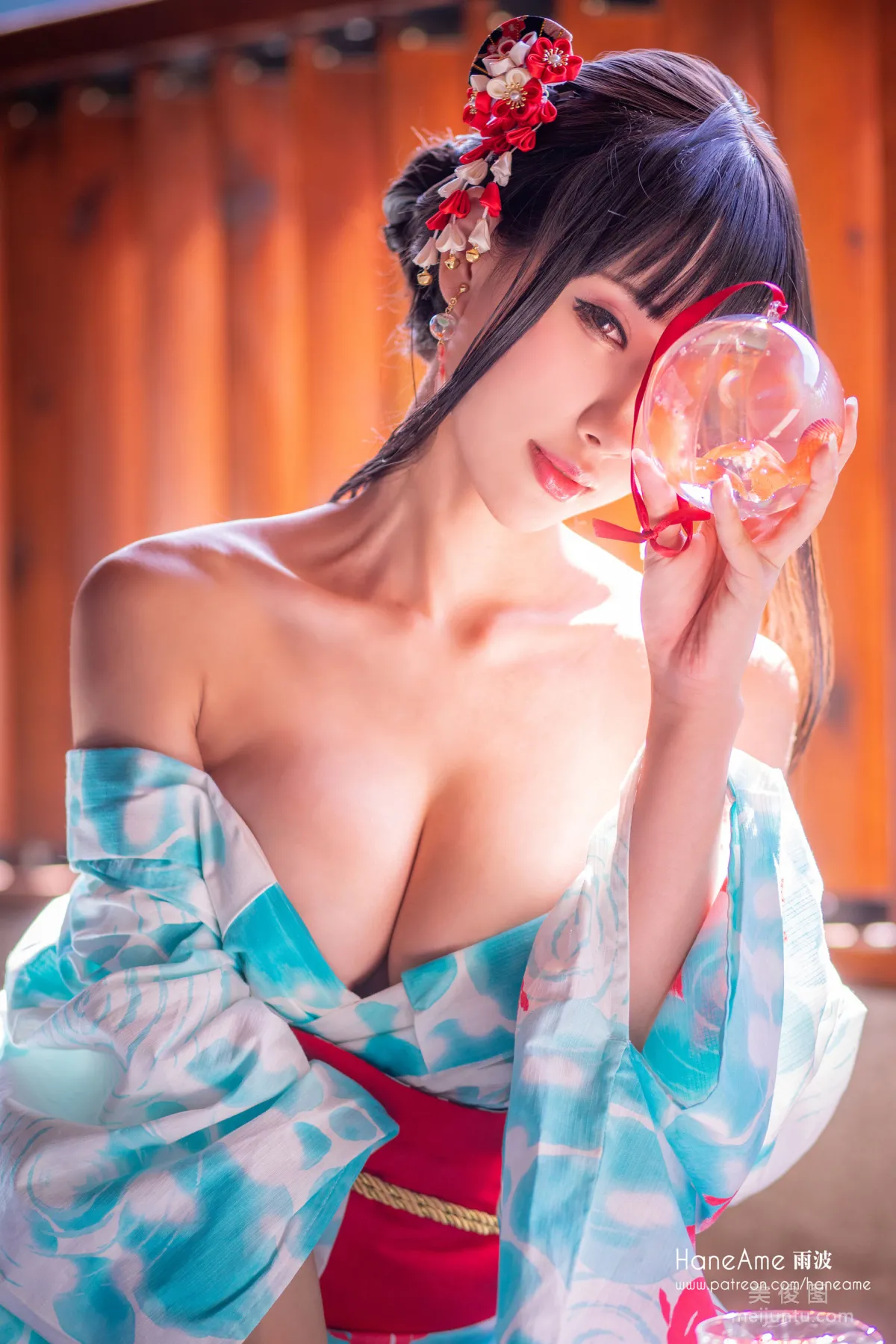 [網紅Coser美女] 雨波HaneAme 《溫泉》 寫真集 34