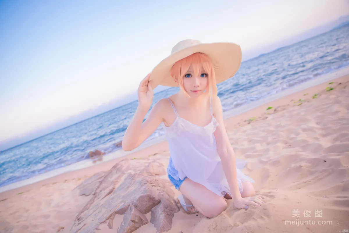 [網紅Coser] 星之遲遲 《刀劍亂舞COS亂藤四郎》 寫真集 26