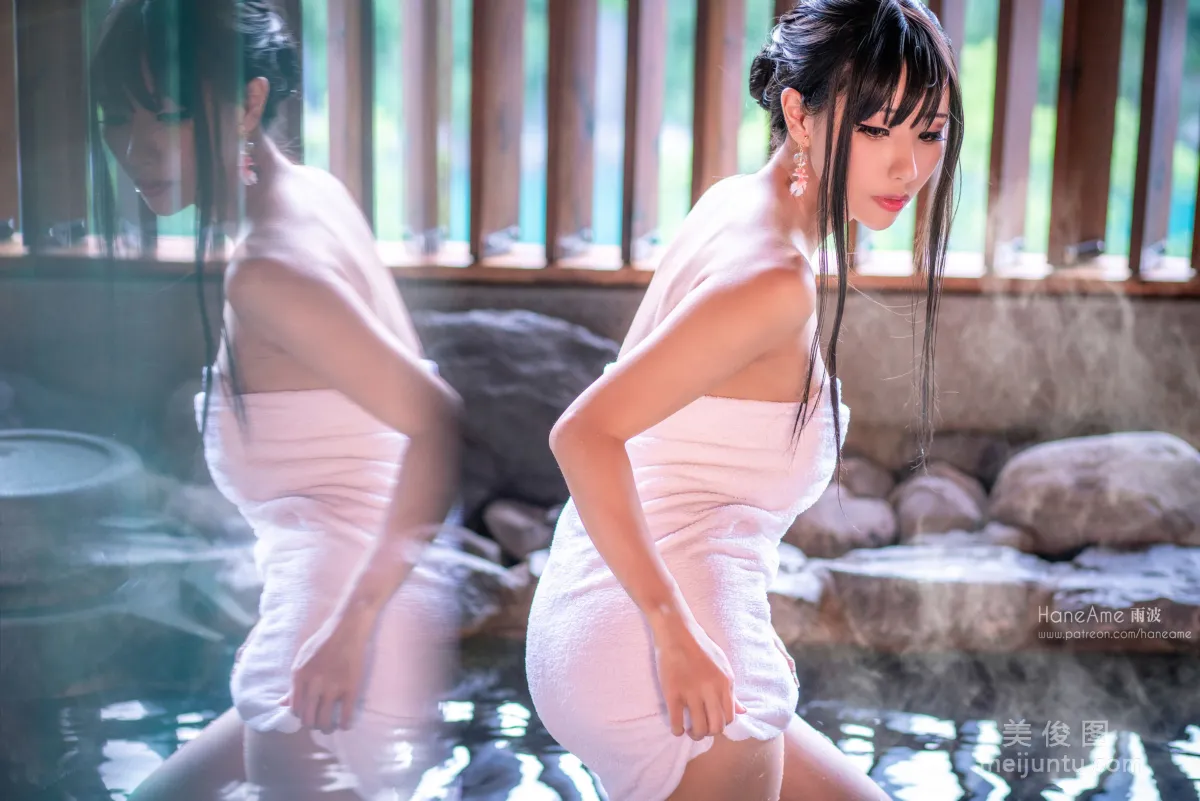 [網紅Coser美女] 雨波HaneAme 《溫泉》 寫真集 90
