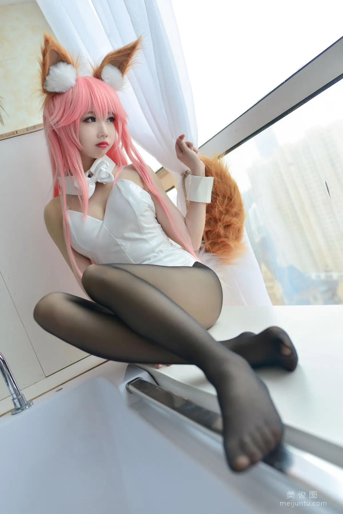 Coser小姐姐雪琪 《玉藻前兔女郎》 寫真集 9