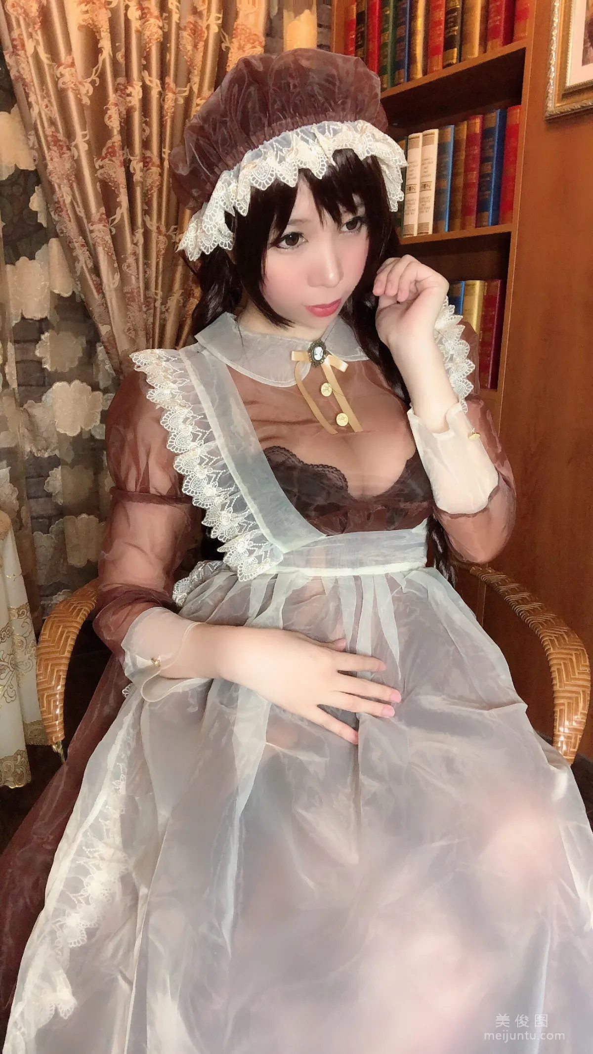 巨乳美女Coser鹿野希 《透明女仆》 写真集76