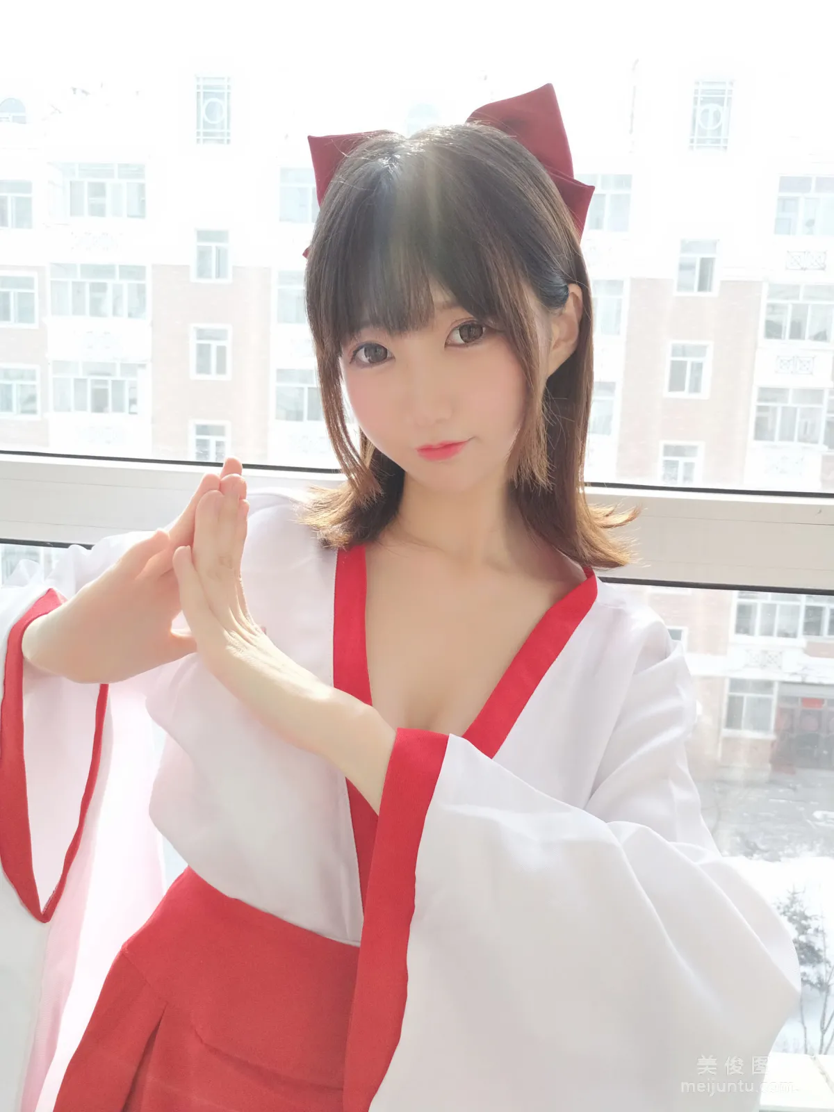 NAGISA魔物喵 《[fantia] かわいい巫女さん!!(′∀｀)♡》 写真集22
